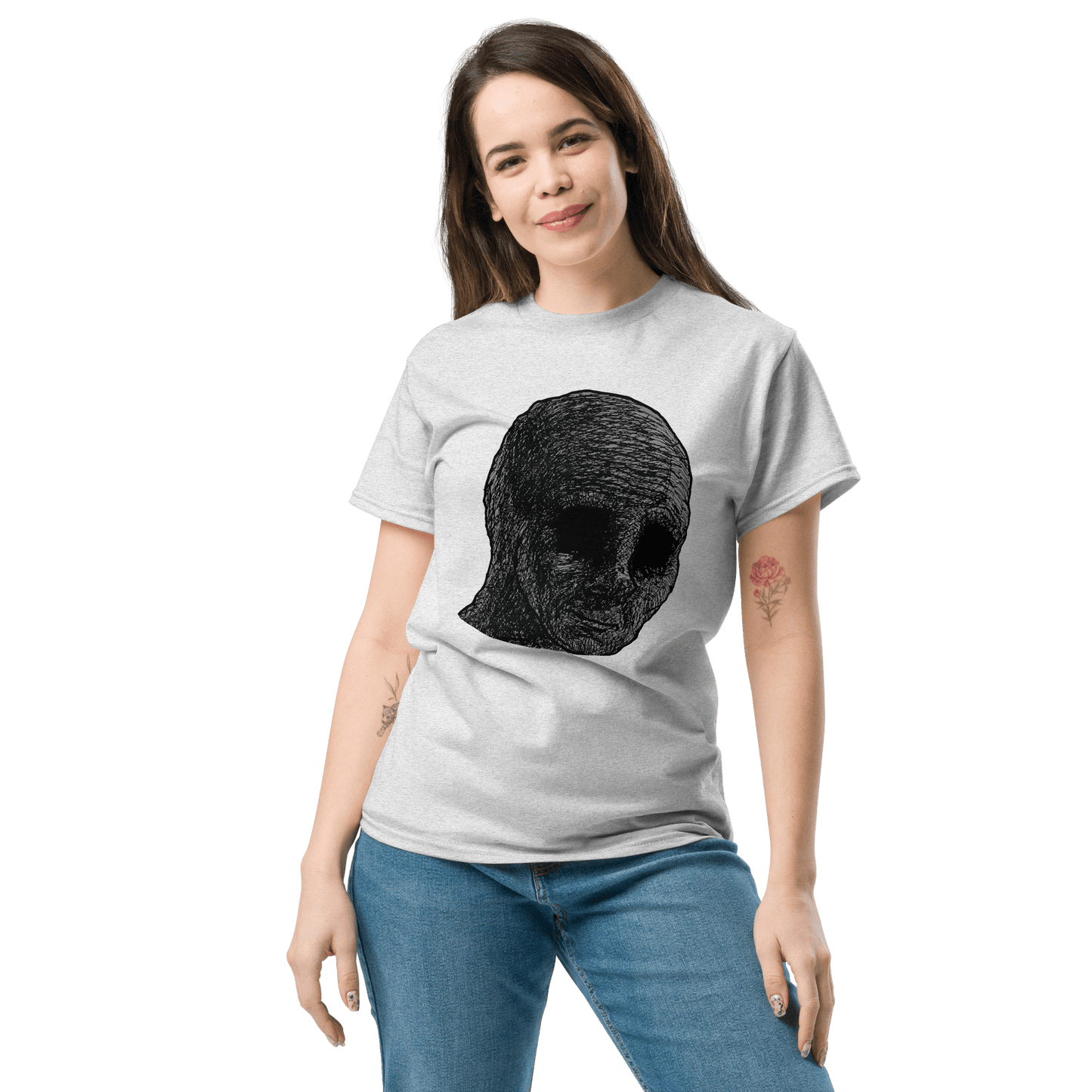 Cursed Wojak Classic T-Shirt Meme - Military Green | Shirtposting