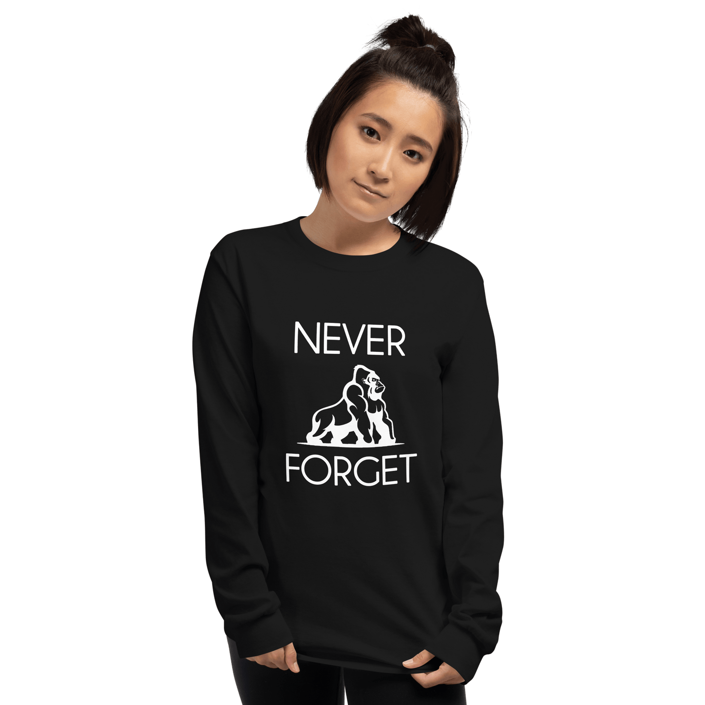 Harambe Long Sleeve T-Shirt Meme - Royal | Shirtposting