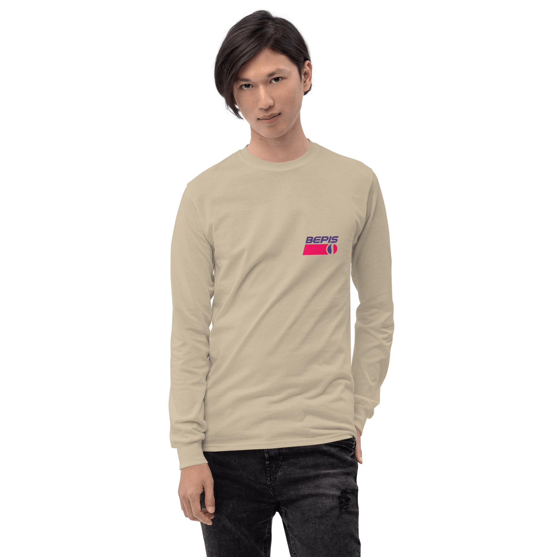 Bepis Long Sleeve T-Shirt Meme - Sand | Shirtposting