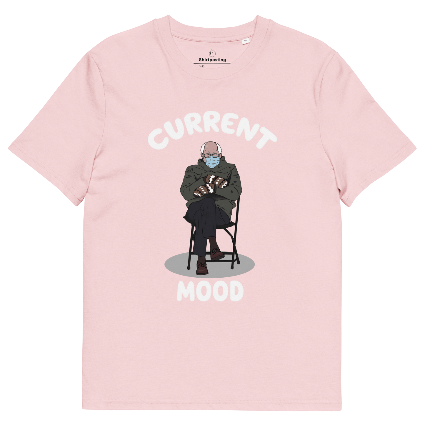 Bernie Mittens Premium Organic T-Shirt Meme - Cotton Pink | Shirtposting