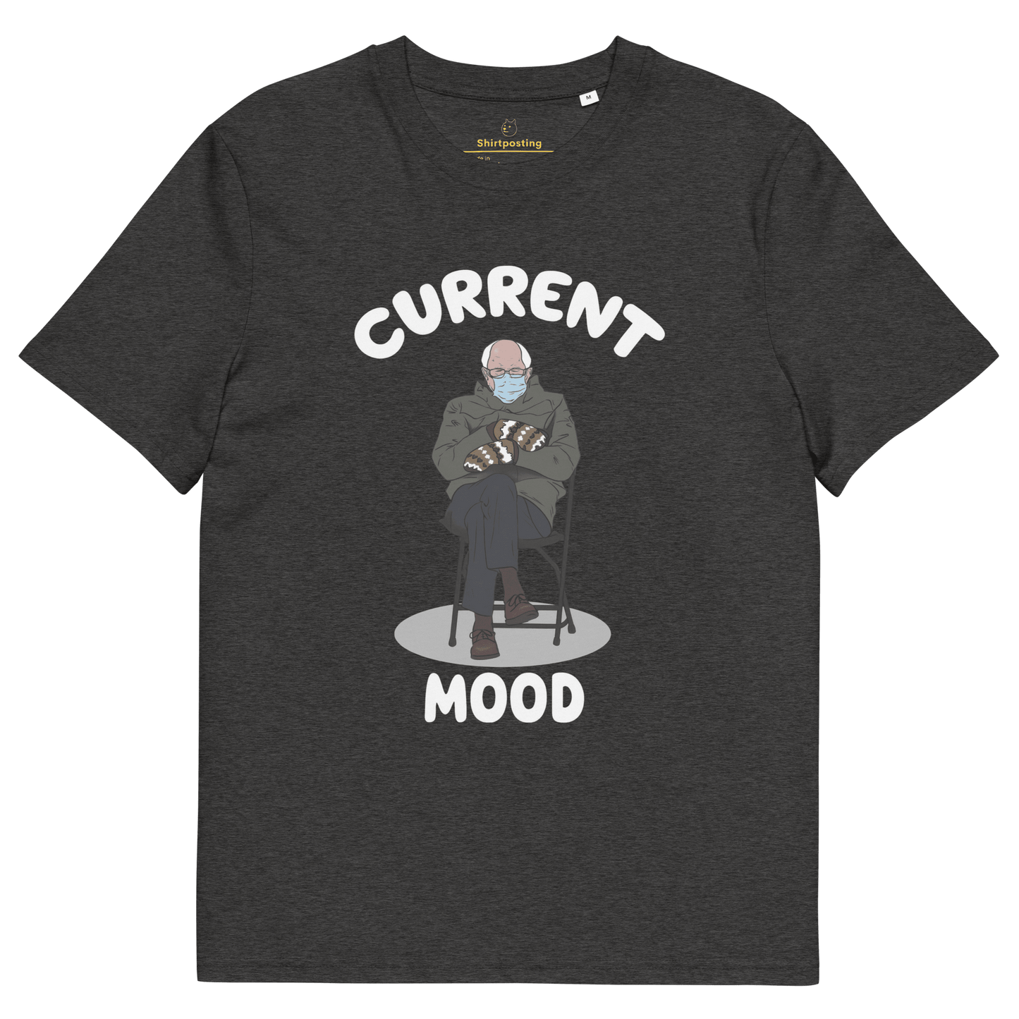 Bernie Mittens Premium Organic T-Shirt Meme - Dark Heather Grey | Shirtposting