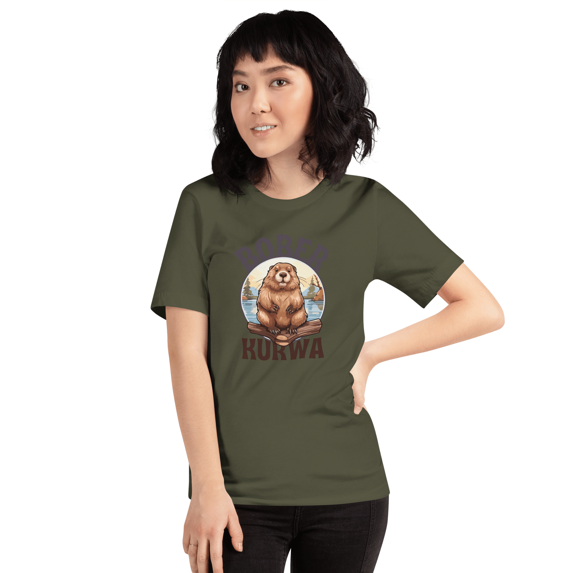 Bober Kurwa Classic T-Shirt Meme - Dark Grey | Shirtposting