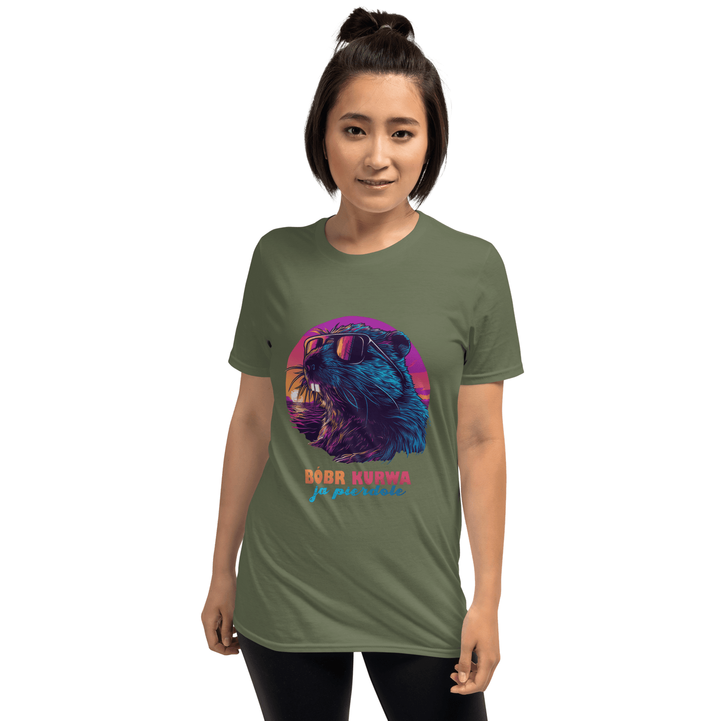 Bober Kurwa Classic T-Shirt Meme - Dark Heather Grey | Shirtposting