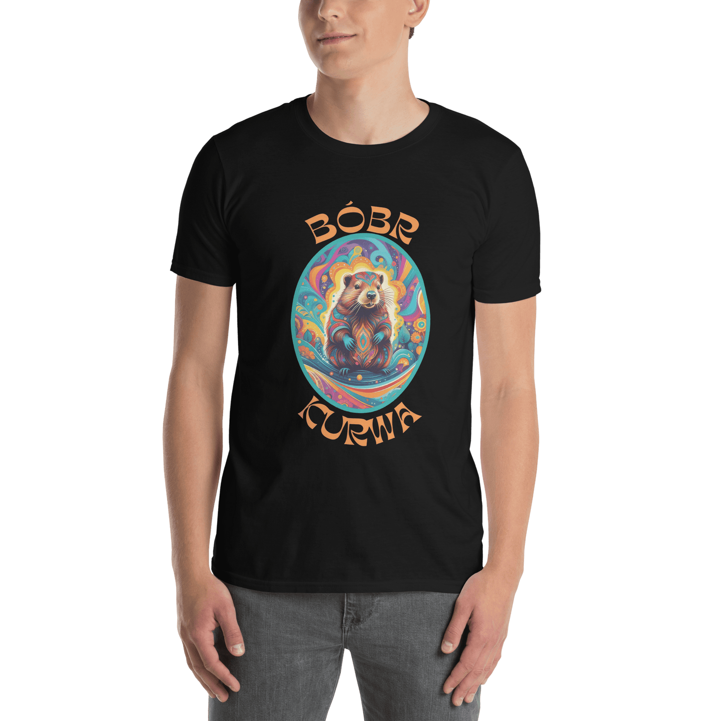 Bober Kurwa Classic T-Shirt Meme - Dark Heather Grey | Shirtposting