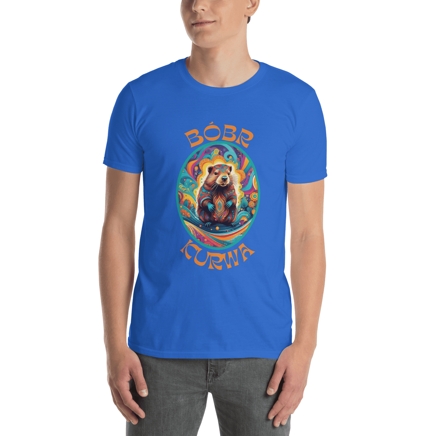 Bober Kurwa Classic T-Shirt Meme - Dark Heather Grey | Shirtposting