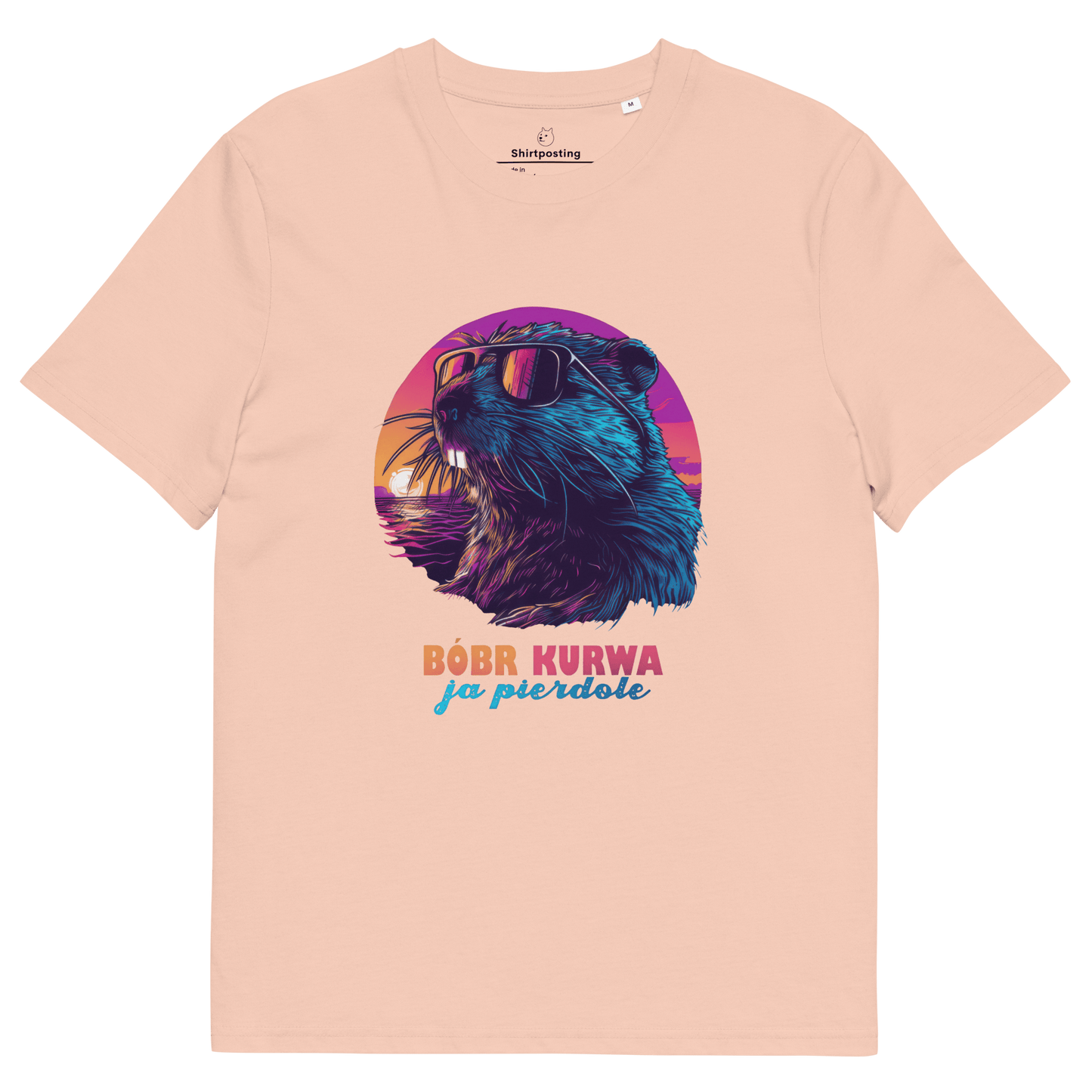 Bober Kurwa Premium Organic T-Shirt Meme - Fraiche Peche | Shirtposting