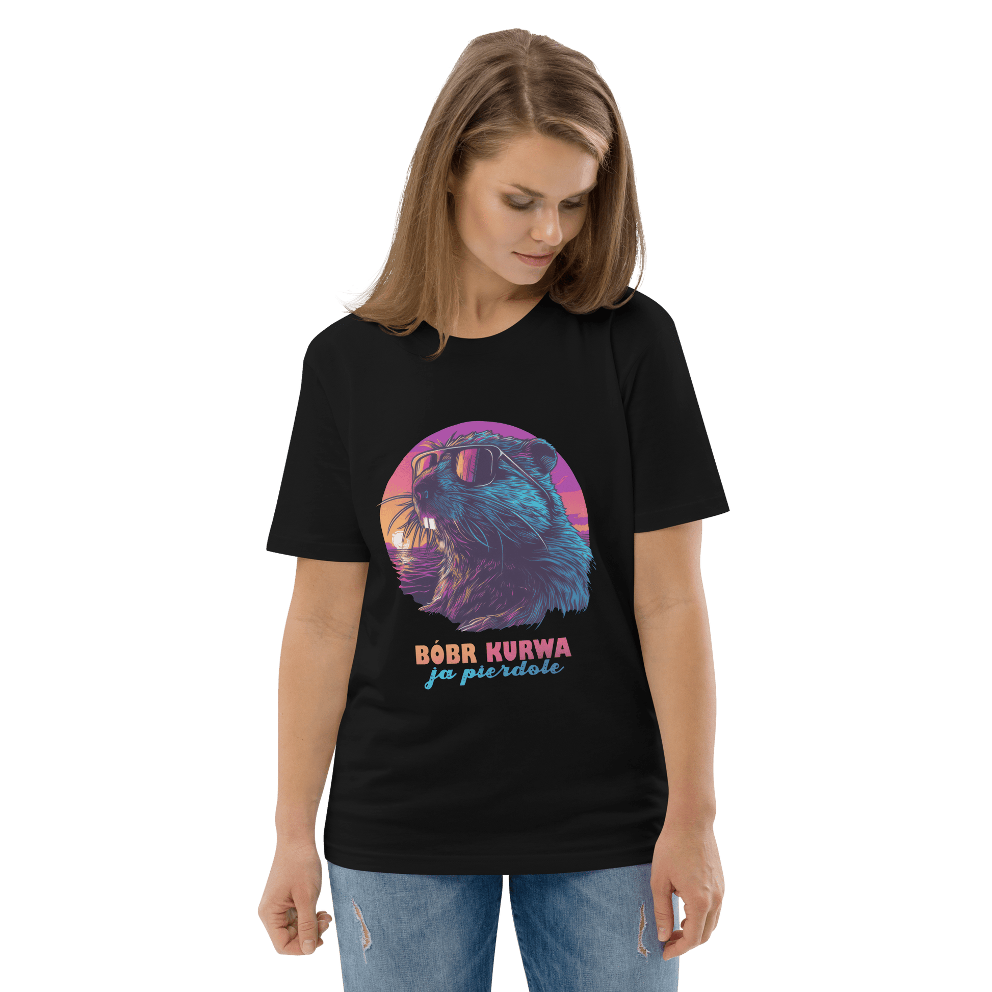 Bober Kurwa Premium Organic T-Shirt Meme - Fraiche Peche | Shirtposting
