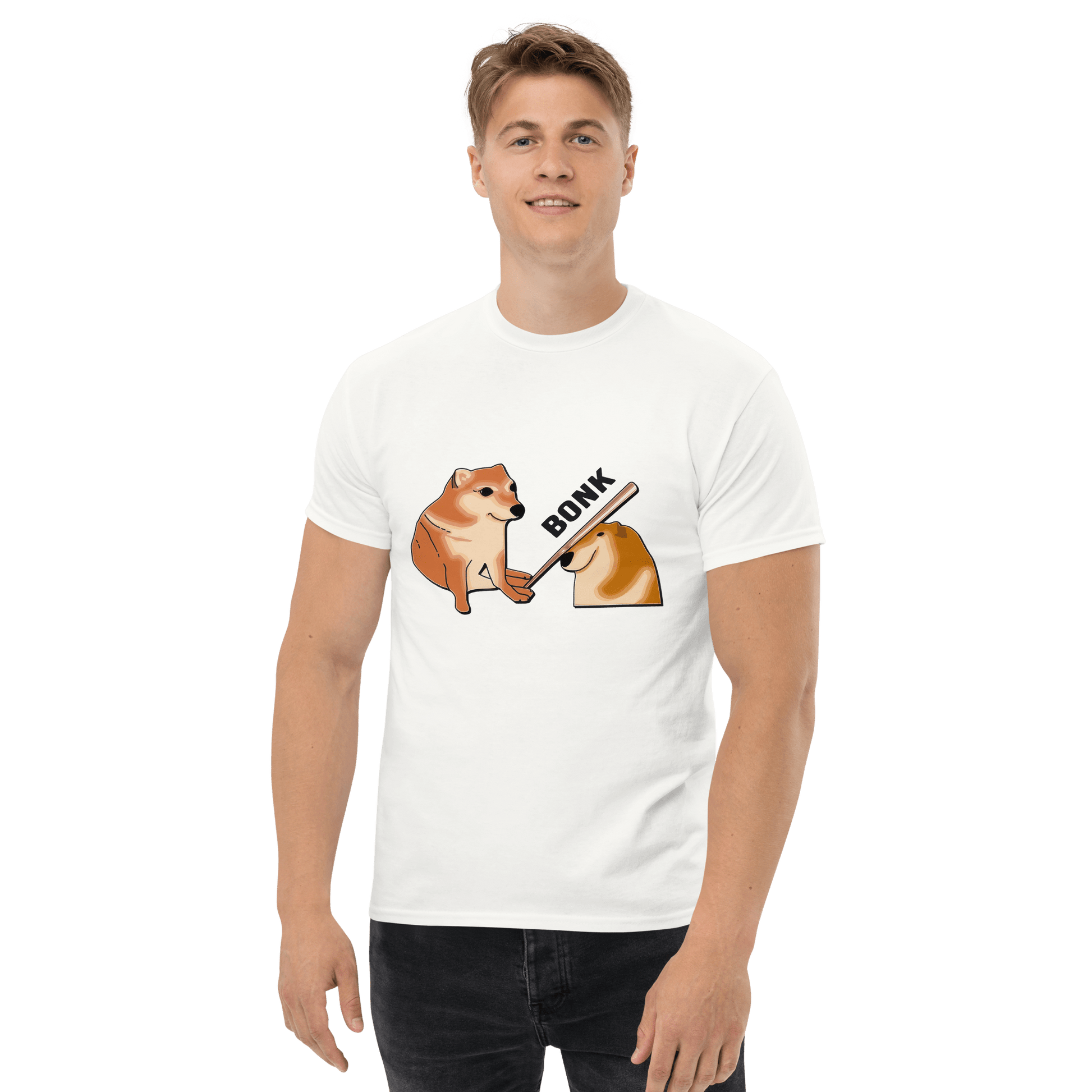 Bonk Classic T-Shirt Meme - Ash | Shirtposting
