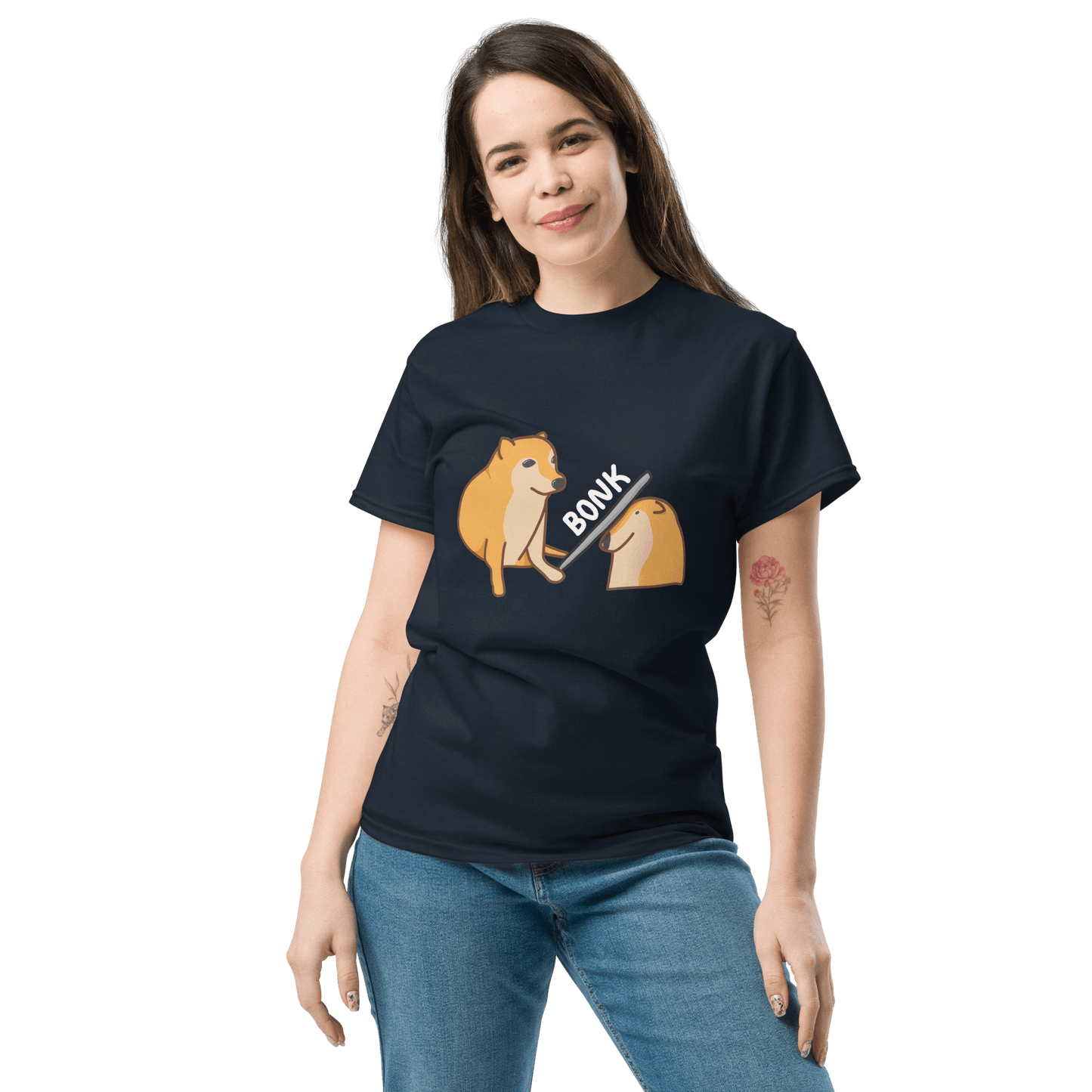Bonk Classic T-Shirt Meme - Black | Shirtposting
