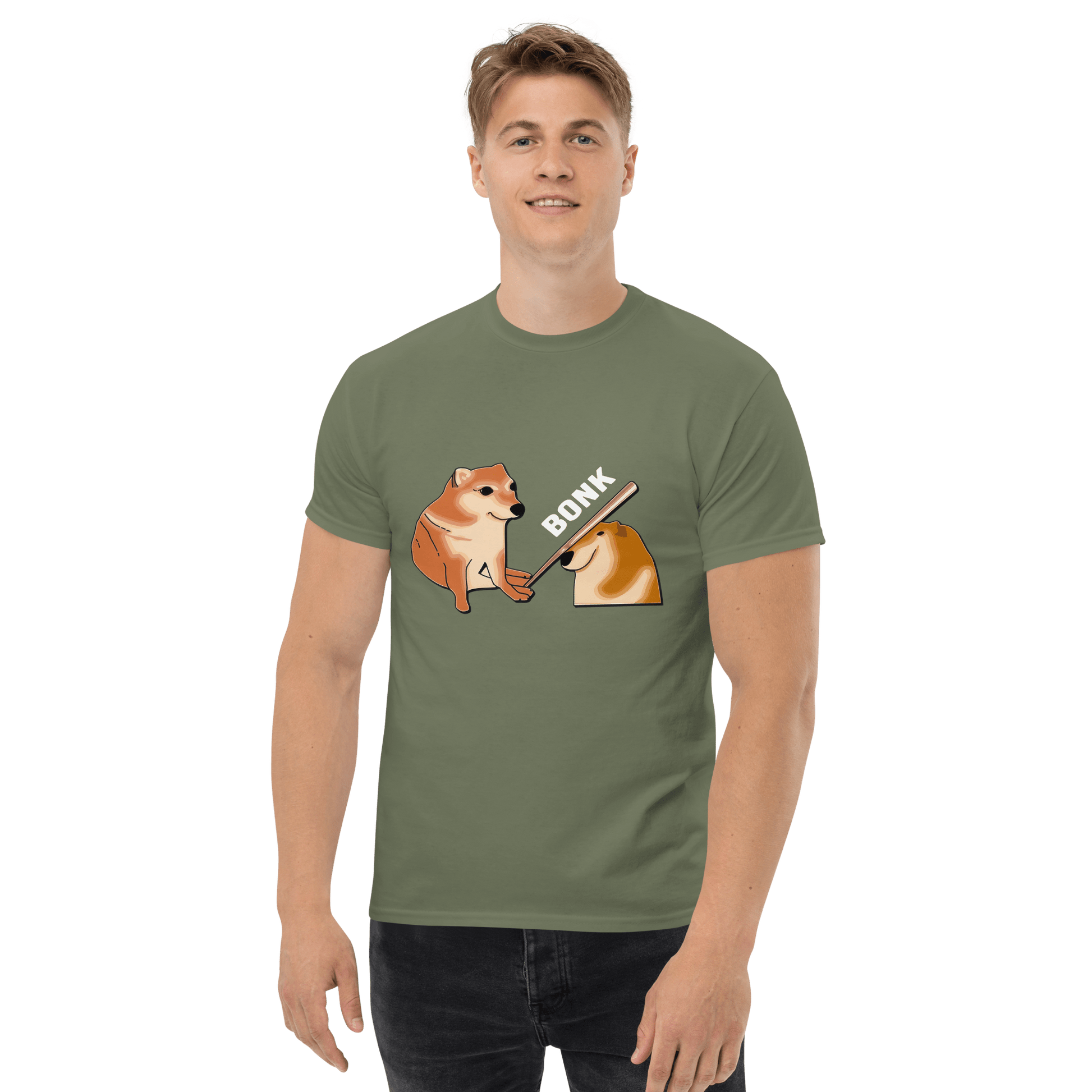 Bonk Classic T-Shirt Meme - Black | Shirtposting