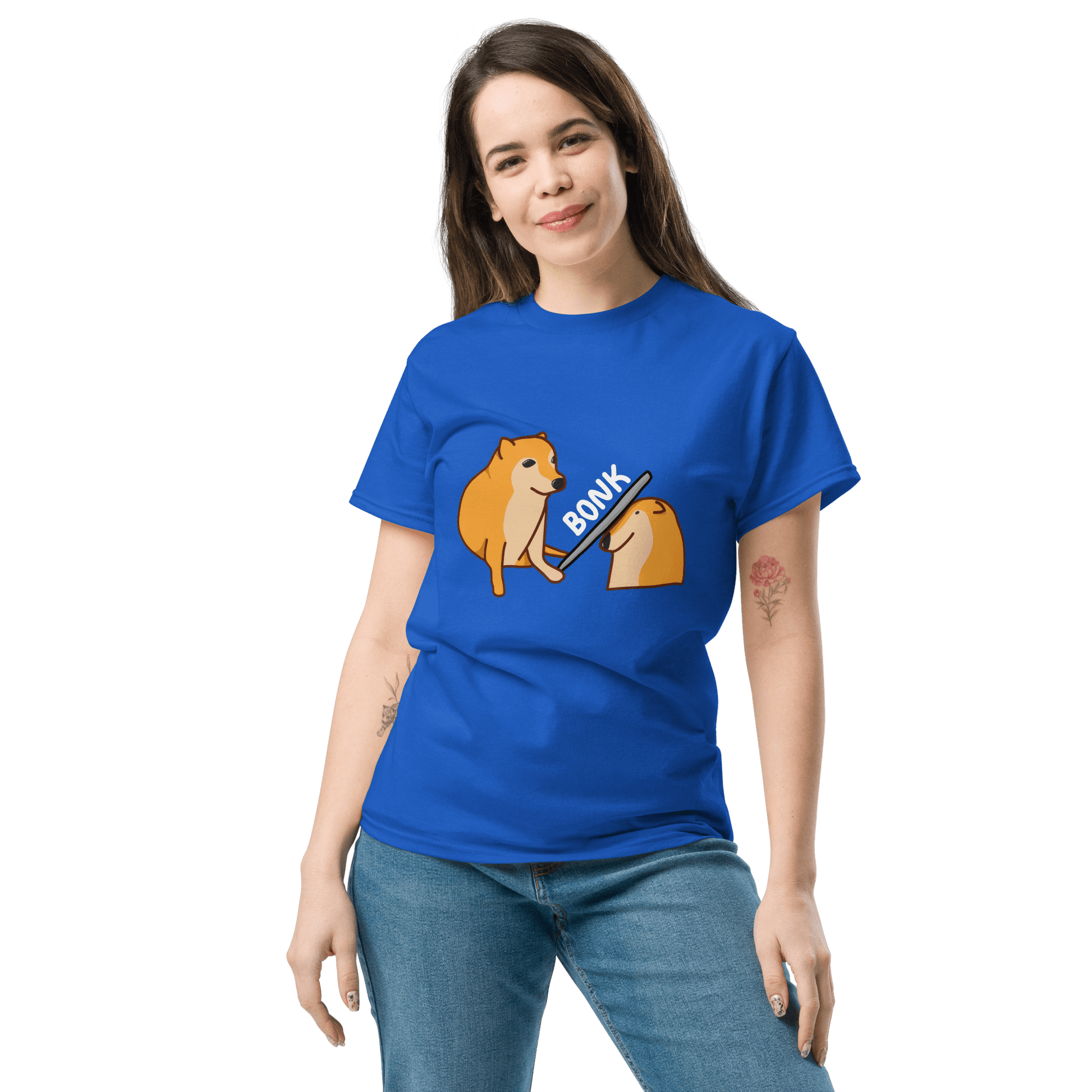 Bonk Classic T-Shirt Meme - Black | Shirtposting