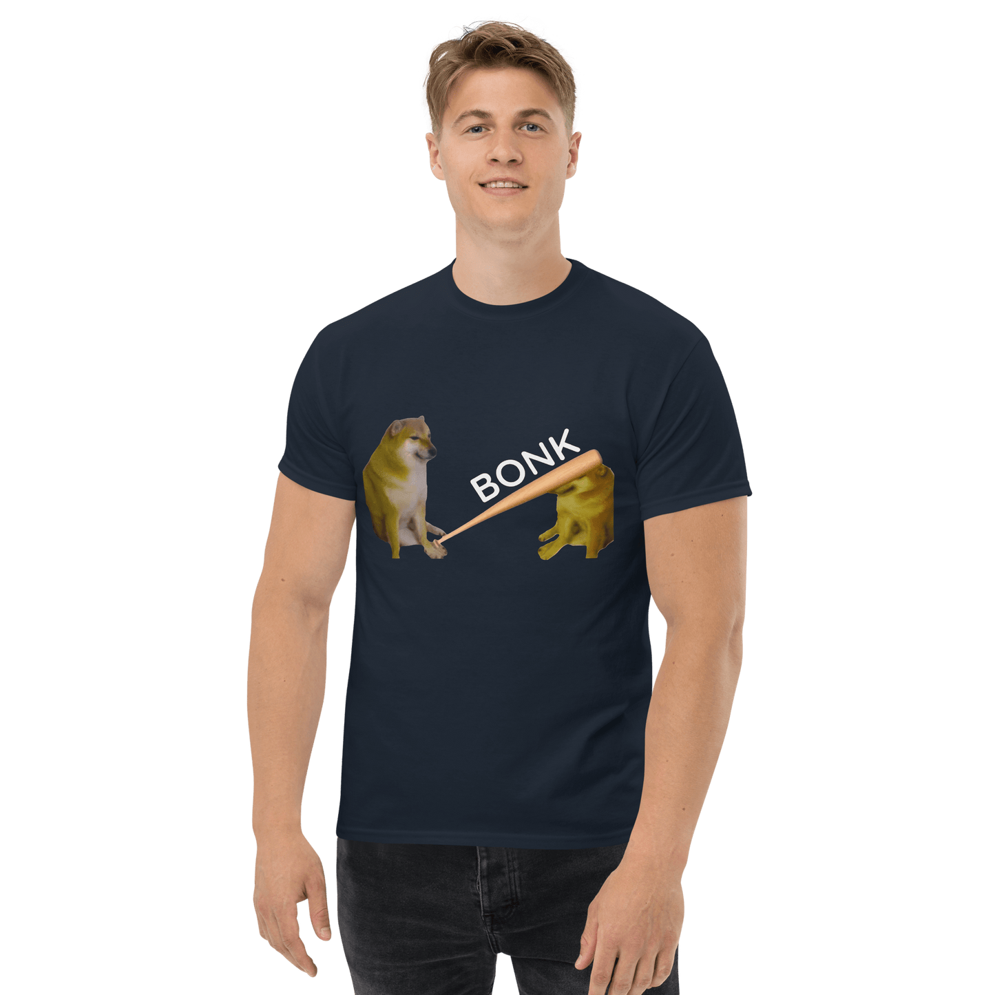 Bonk Classic T-Shirt Meme - Black | Shirtposting