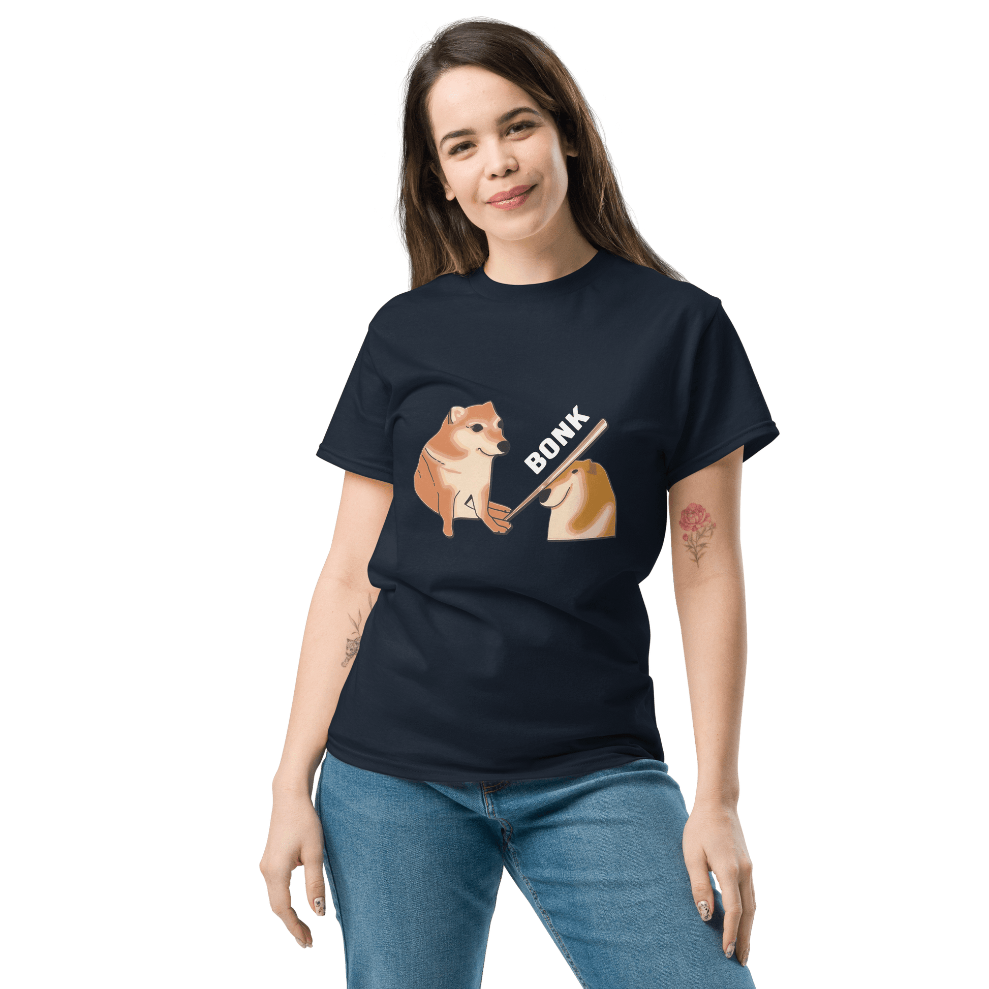 Bonk Classic T-Shirt Meme - Black | Shirtposting