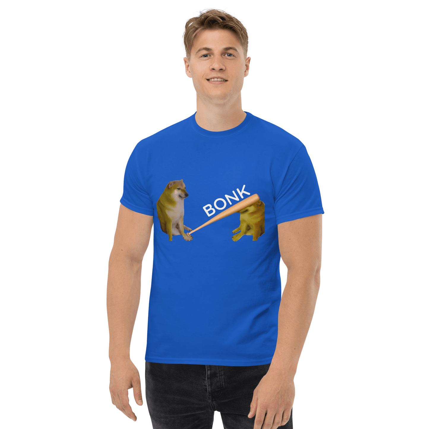 Bonk Classic T-Shirt Meme - Black | Shirtposting