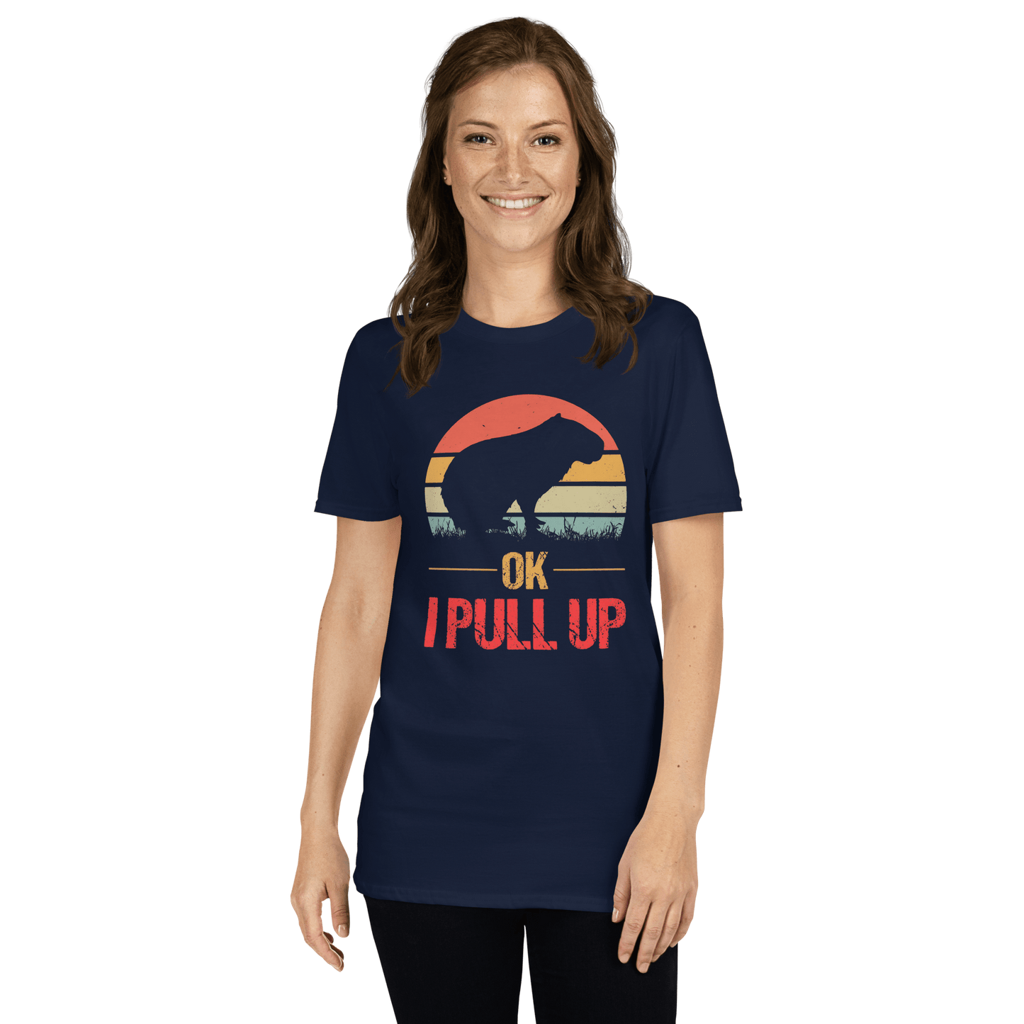 Capybara Classic T-Shirt Meme - Dark Heather Grey | Shirtposting