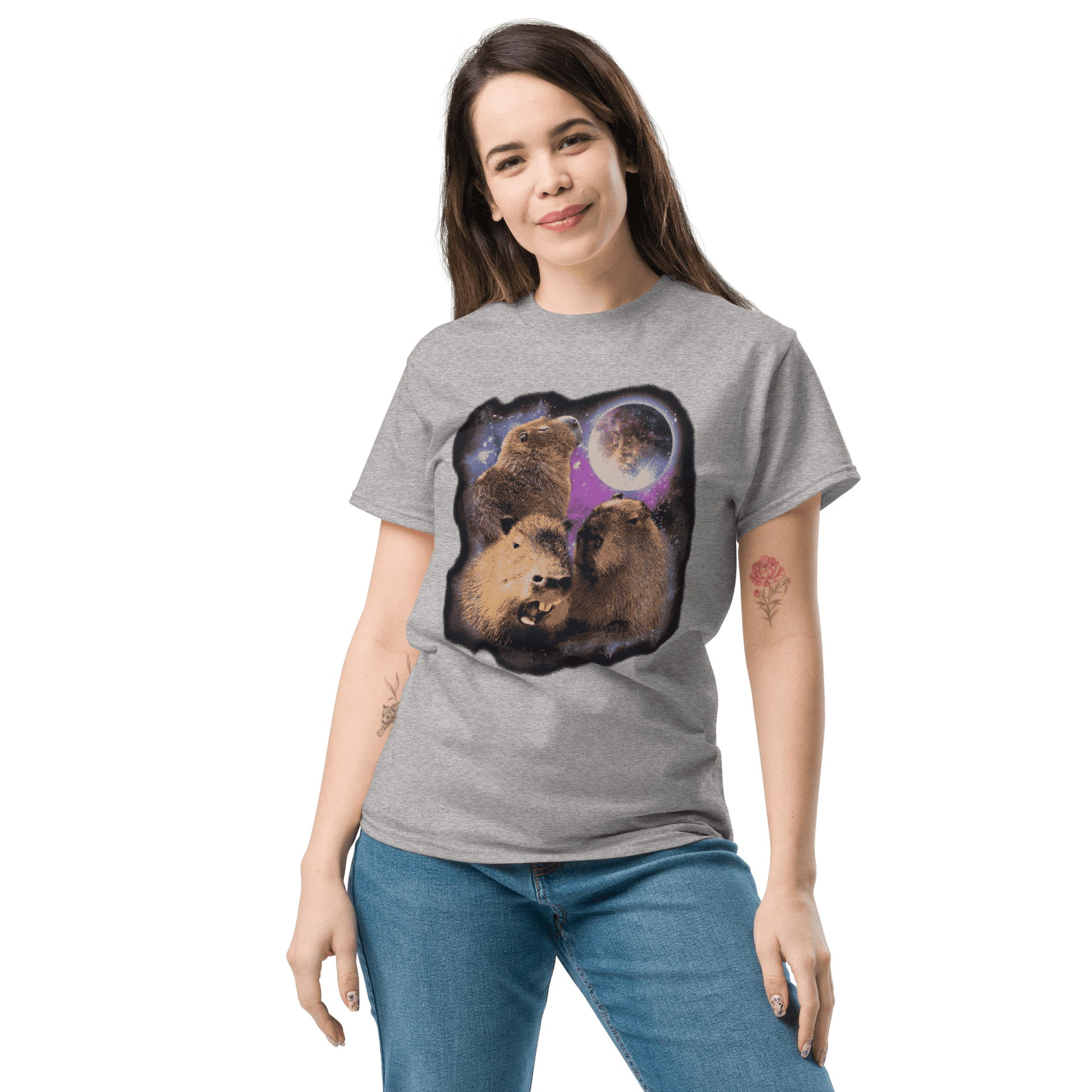 Capybara Classic T-Shirt Meme - Sand | Shirtposting
