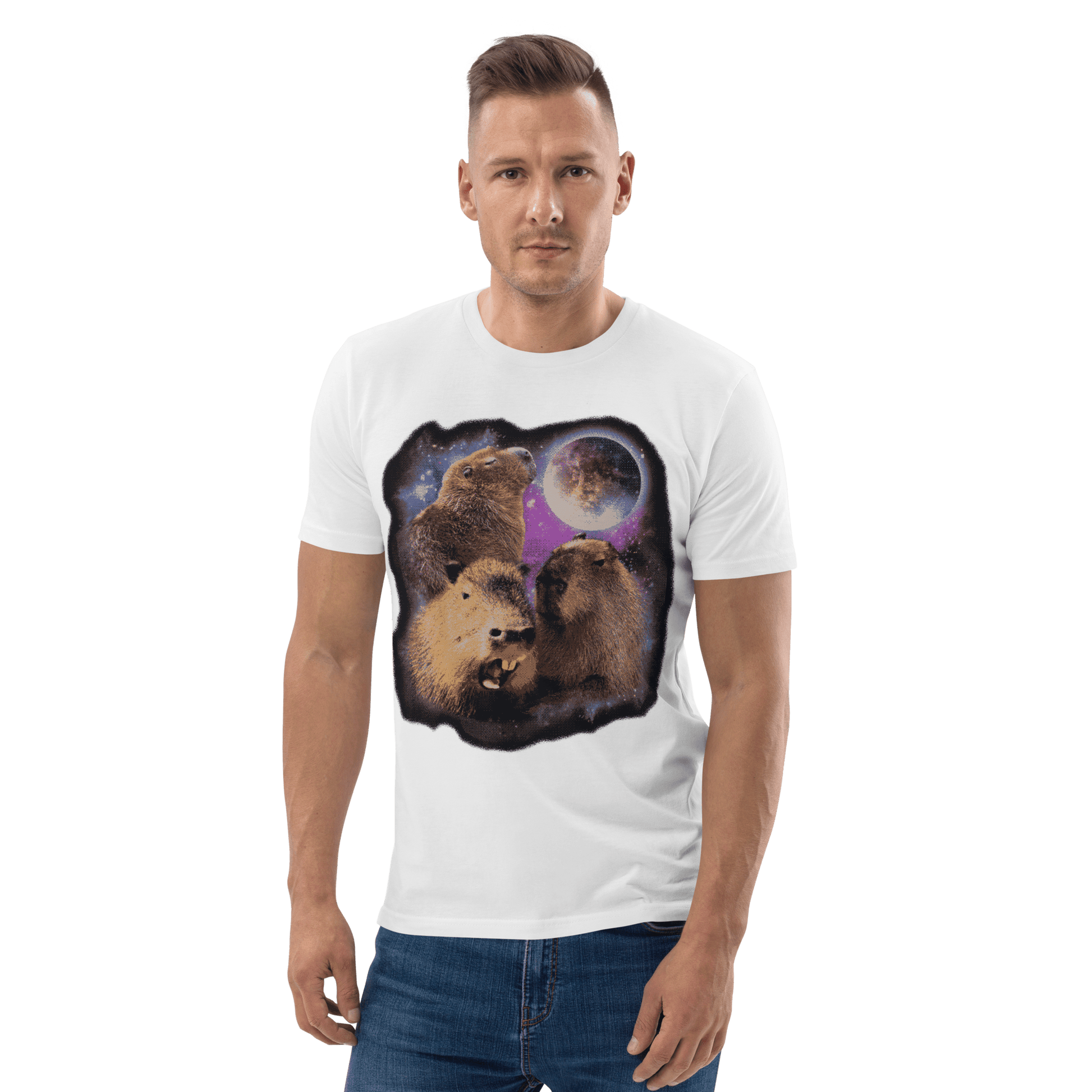 Capybara Premium Organic T-Shirt Meme - Cotton Pink | Shirtposting
