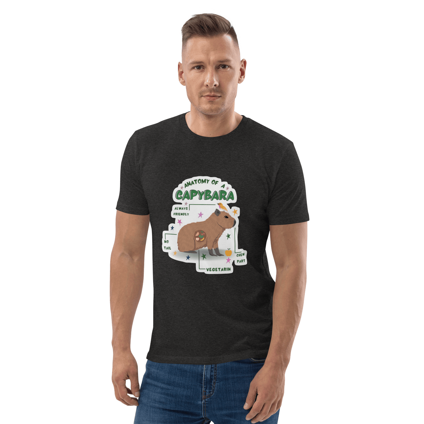 Capybara Premium Organic T-Shirt Meme - Cotton Pink | Shirtposting