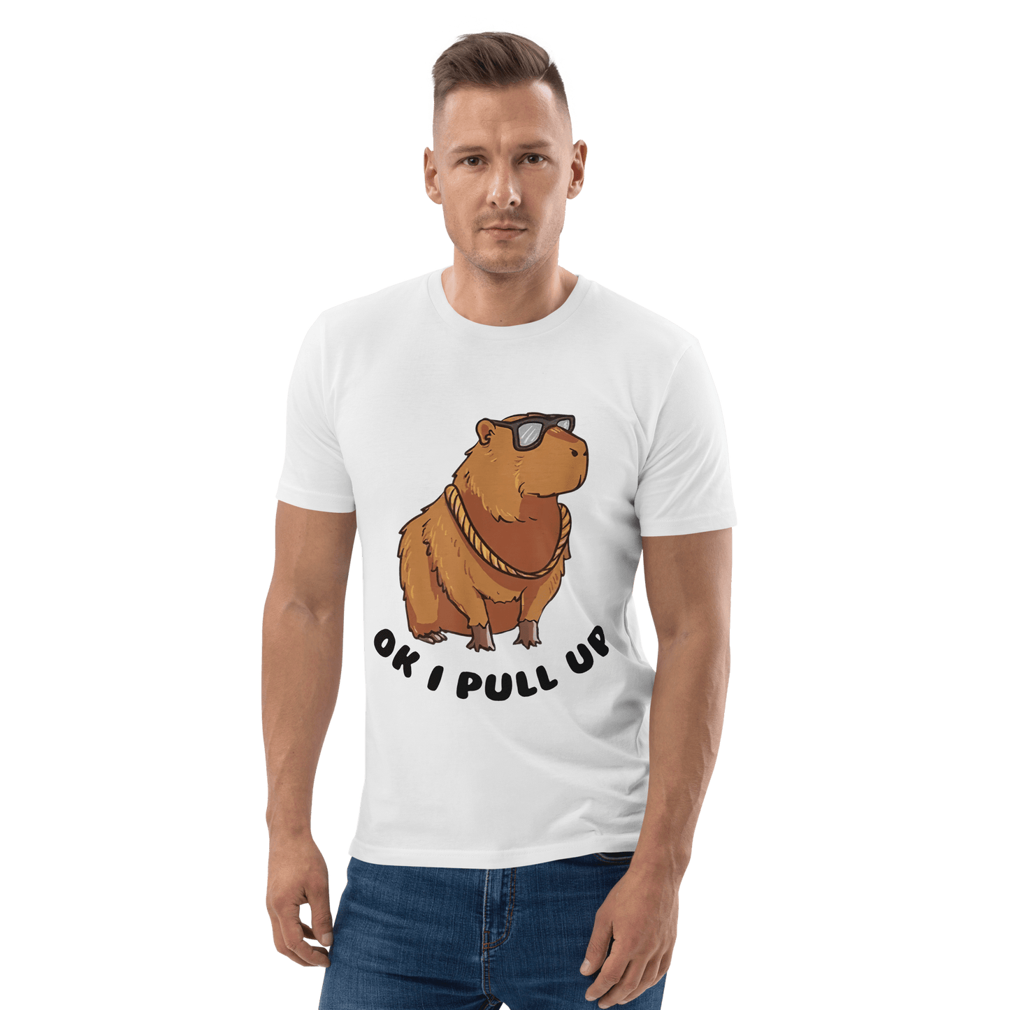 Capybara Premium Organic T-Shirt Meme - Desert Dust | Shirtposting