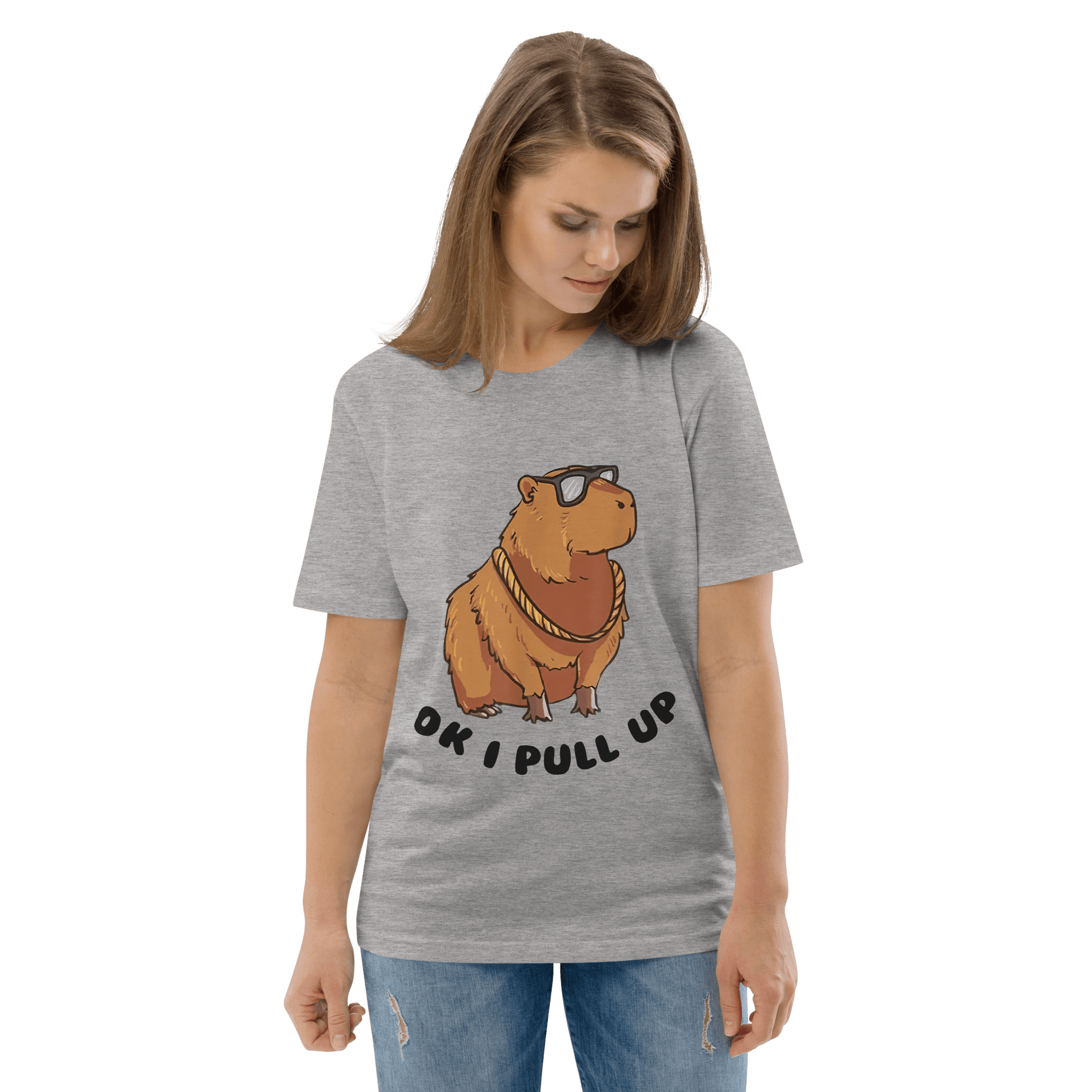 Capybara Premium Organic T-Shirt Meme - Desert Dust | Shirtposting