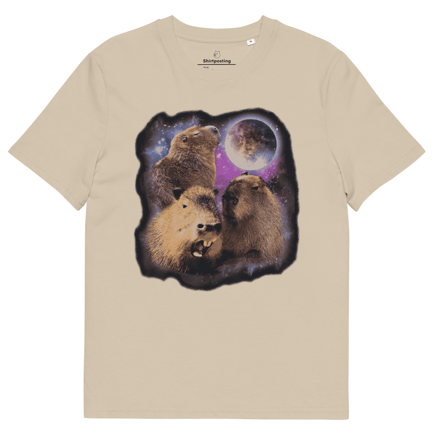 Capybara Premium Organic T-Shirt Meme - Desert Dust | Shirtposting