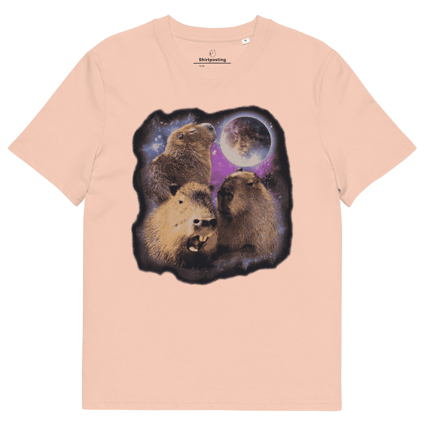 Capybara Premium Organic T-Shirt Meme - Fraiche Peche | Shirtposting