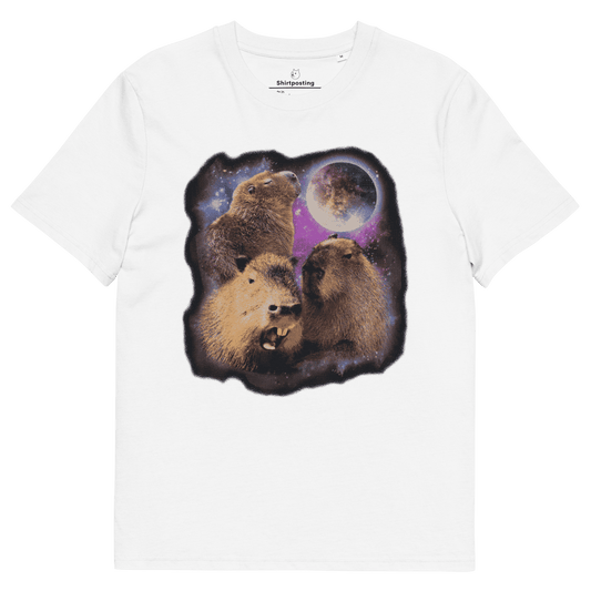 Capybara Premium Organic T-Shirt Meme - White | Shirtposting