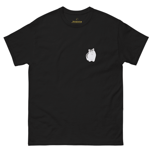 Cat Classic T-Shirt Meme - Black | Shirtposting