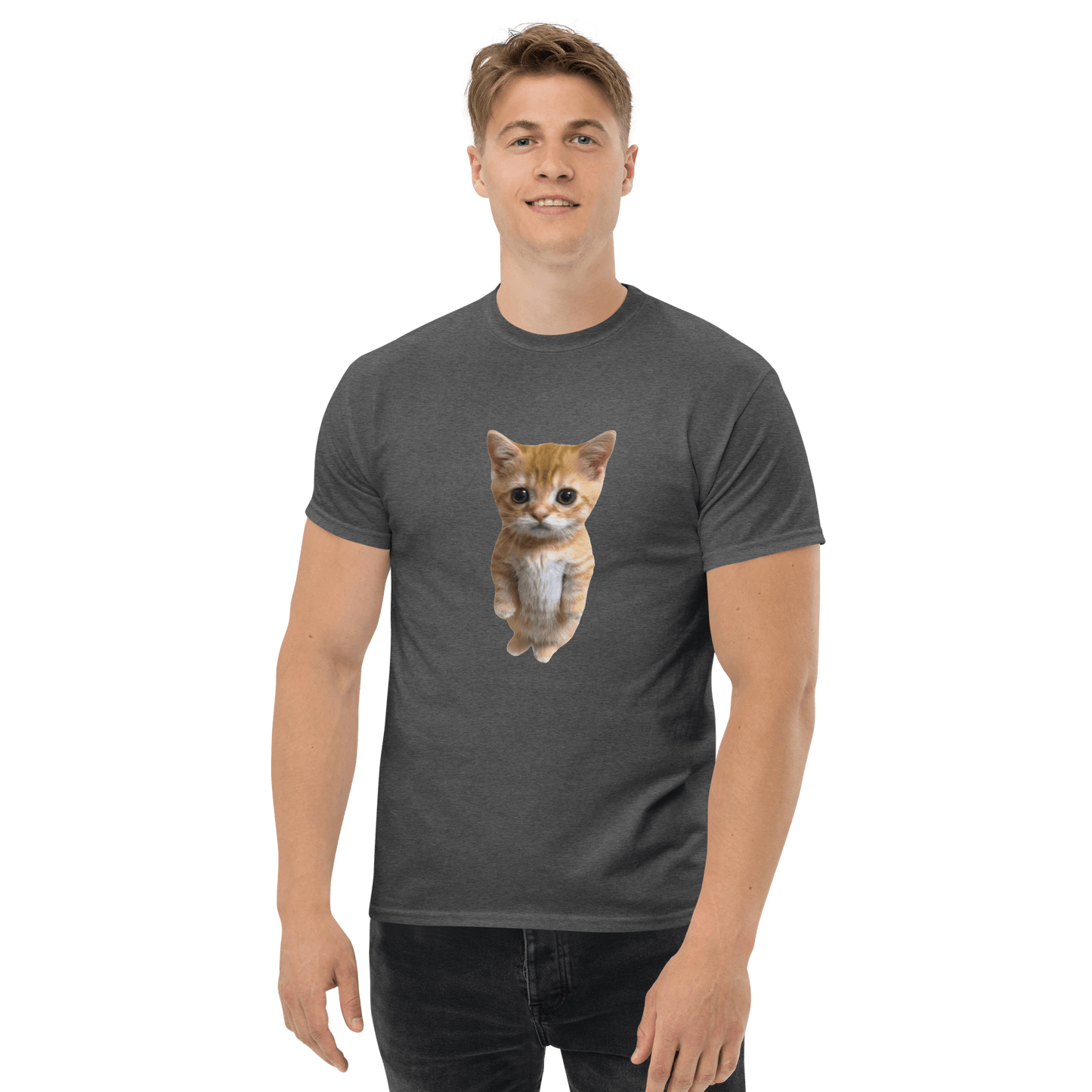 Cat Classic T-Shirt Meme - Royal | Shirtposting