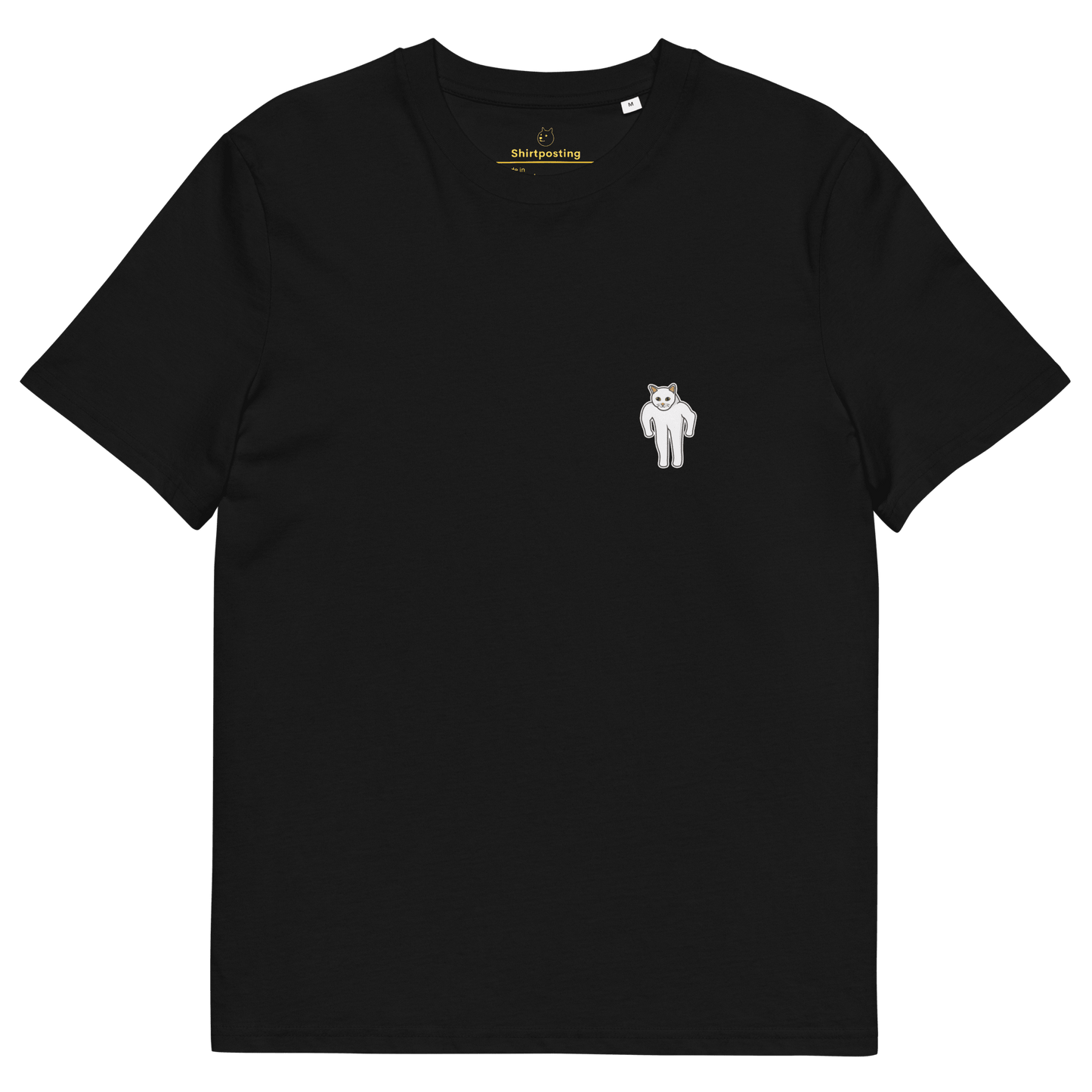 Cat Premium Organic T-Shirt Meme - Black | Shirtposting