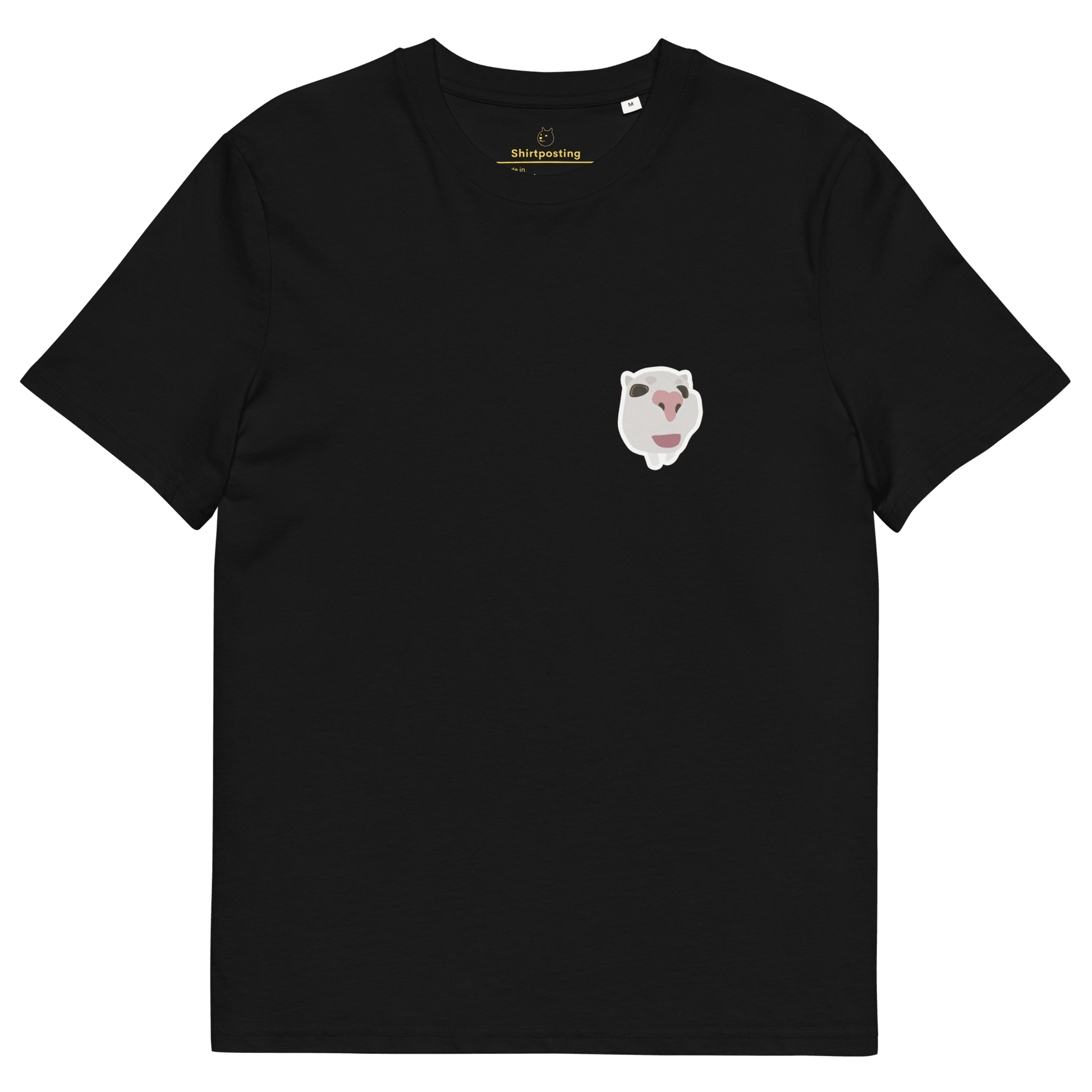 Cat Premium Organic T-Shirt Meme - Black | Shirtposting