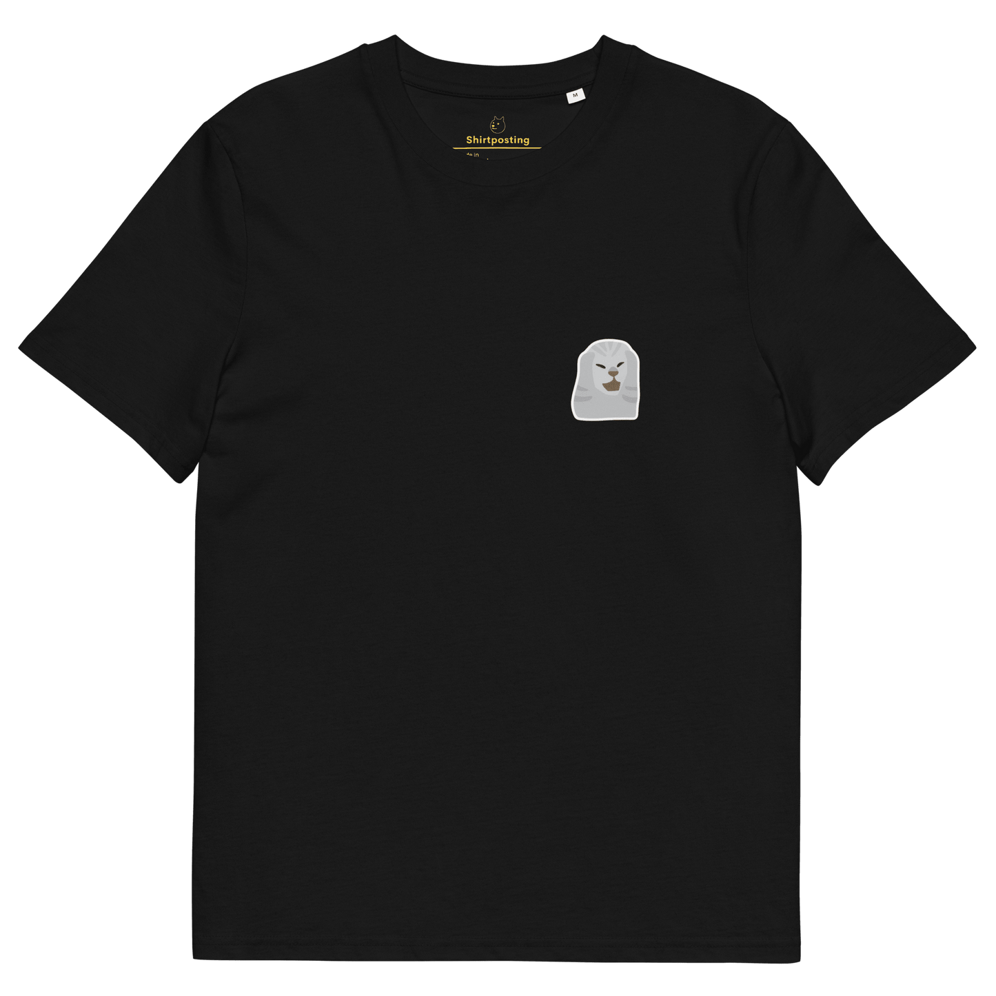 Cat Premium Organic T-Shirt Meme - Black | Shirtposting