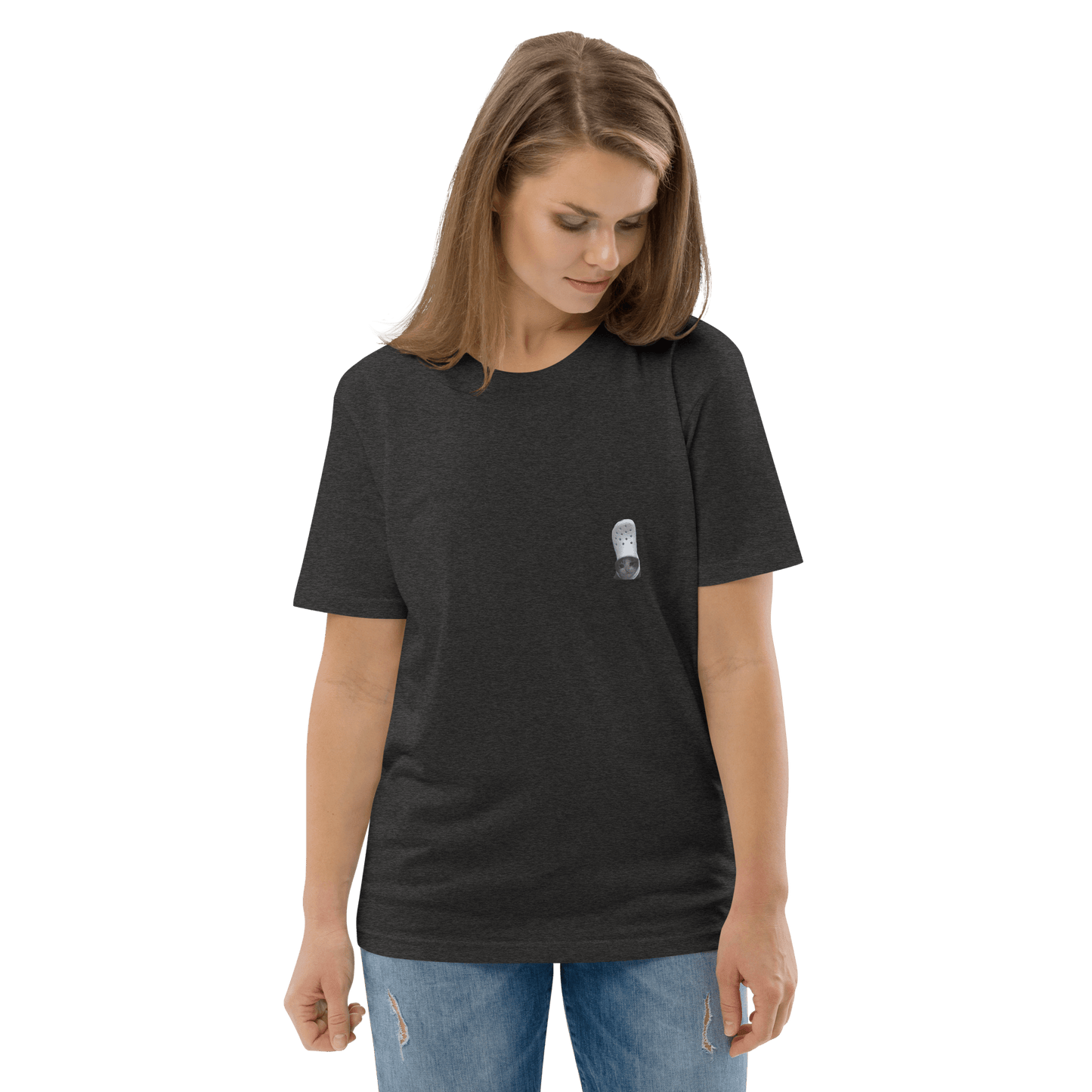 Cat Premium Organic T-Shirt Meme - Cotton Pink | Shirtposting