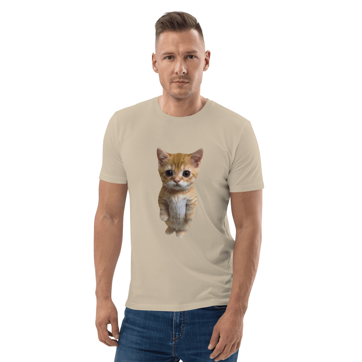 Cat Premium Organic T-Shirt Meme - Dark Heather Grey | Shirtposting