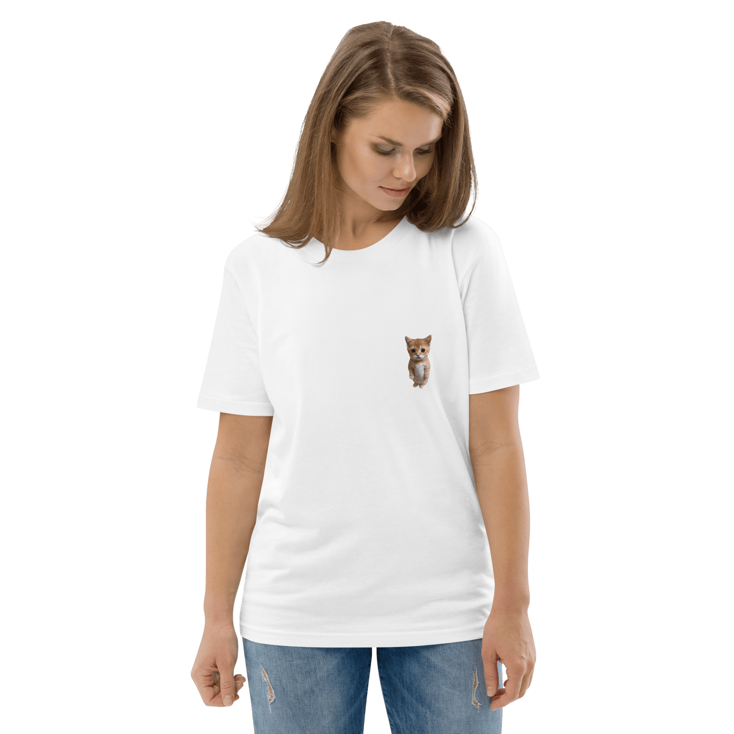 Cat Premium Organic T-Shirt Meme - Desert Dust | Shirtposting