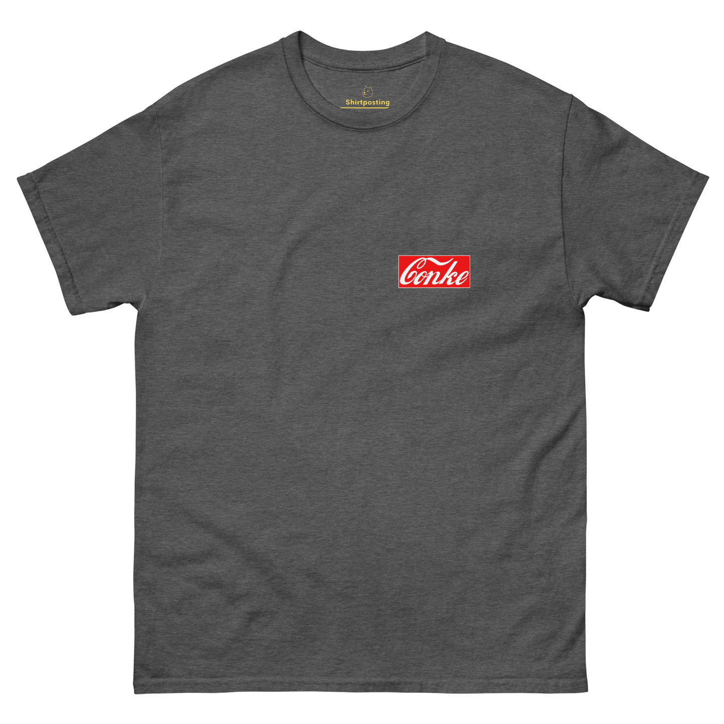 Conke Classic T-Shirt Meme - Dark Heather | Shirtposting