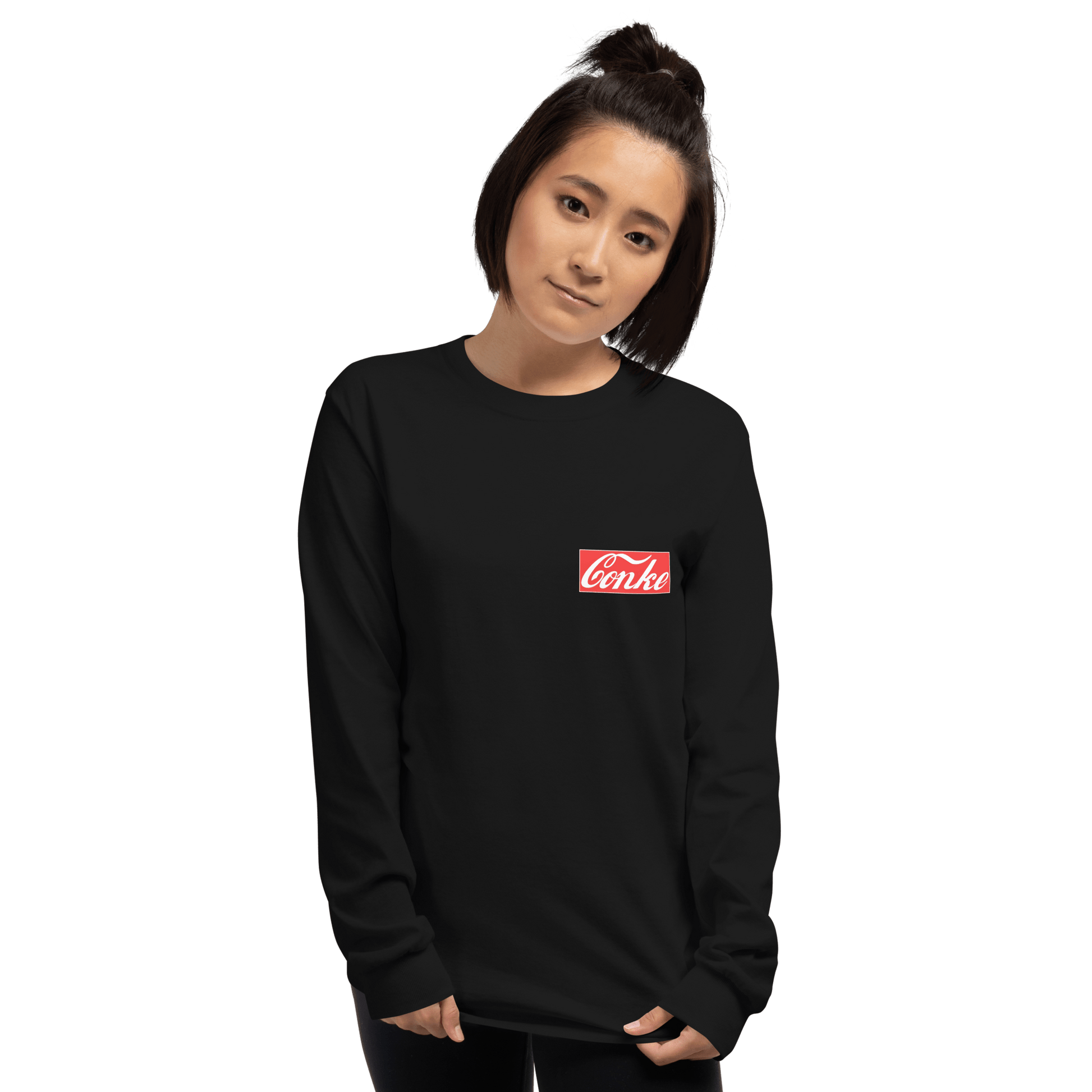 Conke Long Sleeve T-Shirt Meme - Ash | Shirtposting