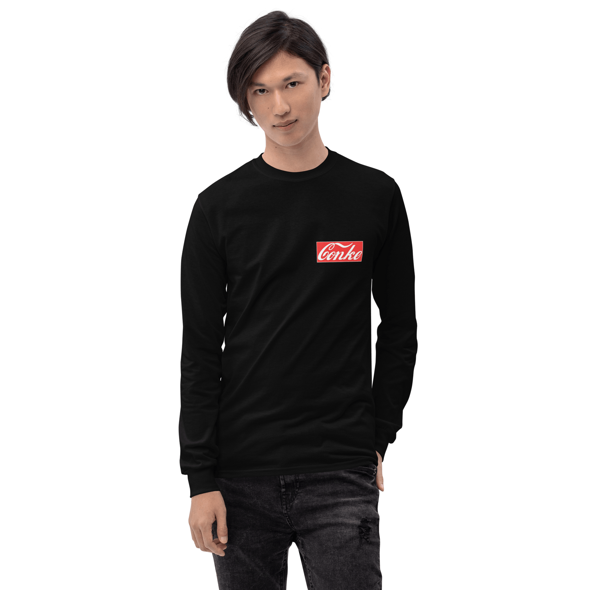 Conke Long Sleeve T-Shirt Meme - Ash | Shirtposting