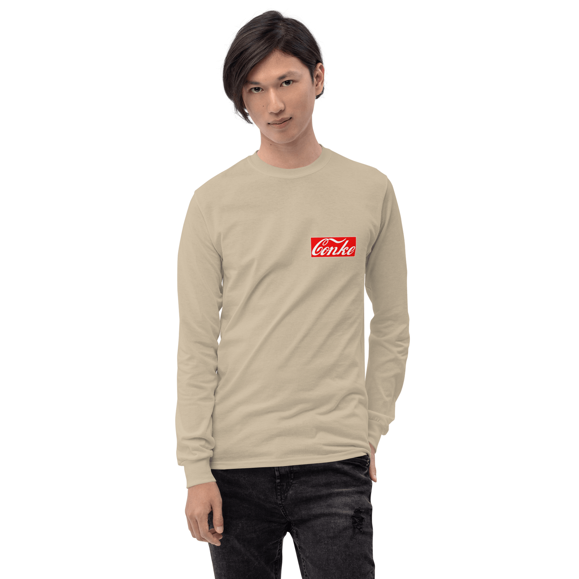 Conke Long Sleeve T-Shirt Meme - Ash | Shirtposting