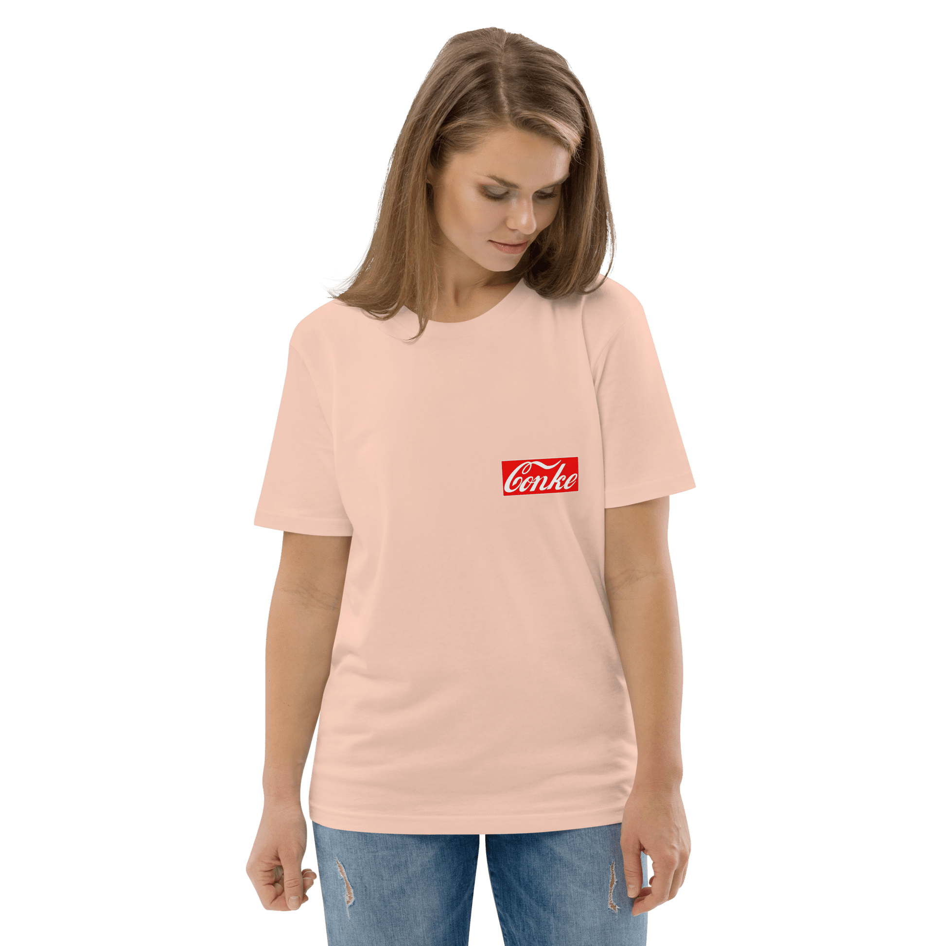 Conke Premium Organic T-Shirt Meme - Cotton Pink | Shirtposting
