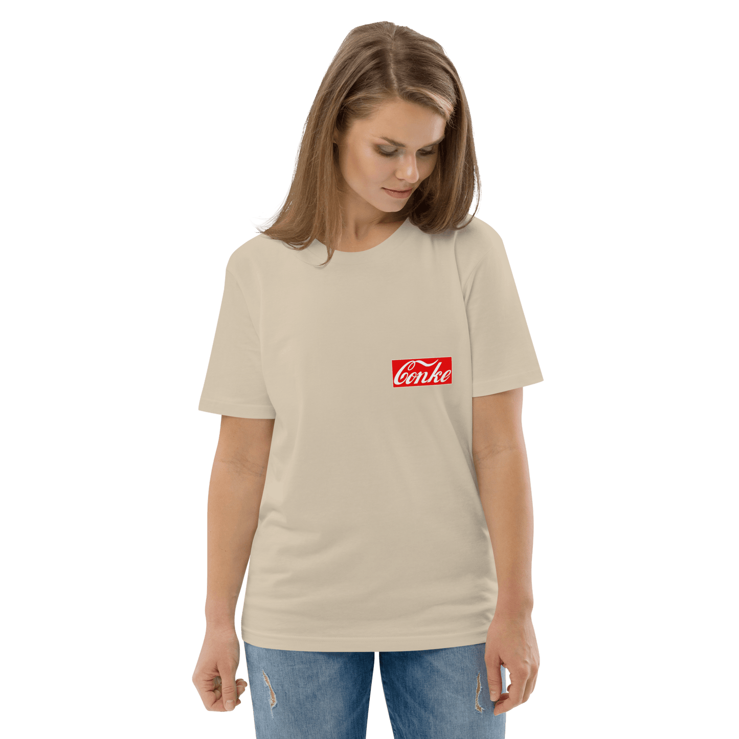 Conke Premium Organic T-Shirt Meme - Cotton Pink | Shirtposting