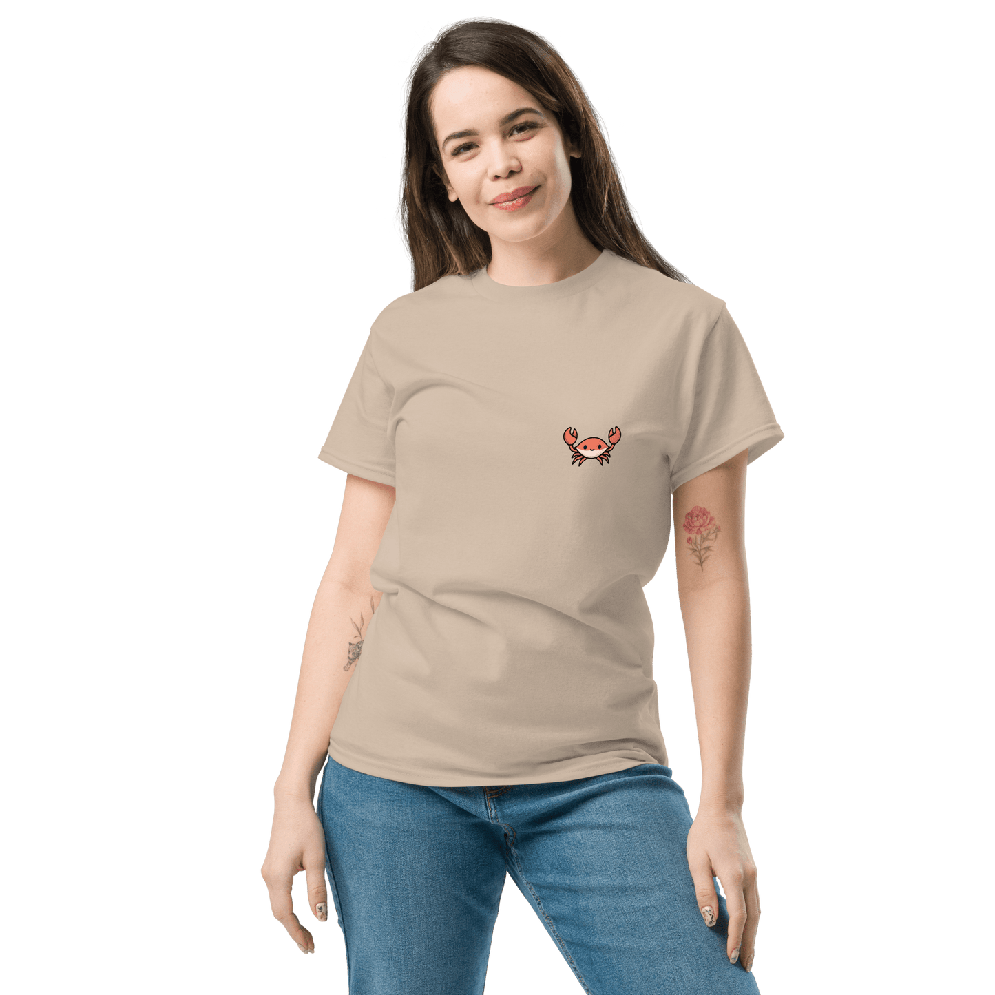 Crab Classic T-Shirt Meme - Military Green | Shirtposting