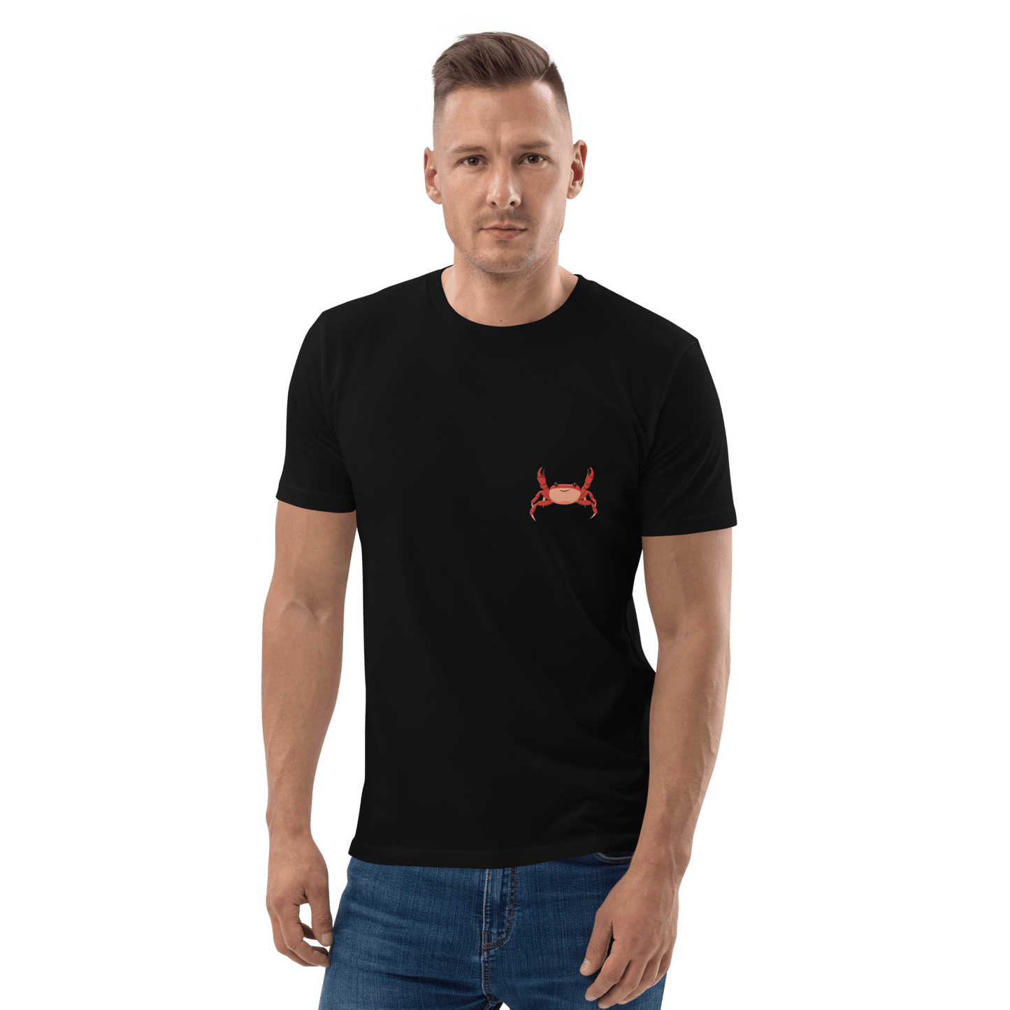 Crab Premium Organic T-Shirt Meme - Cotton Pink | Shirtposting