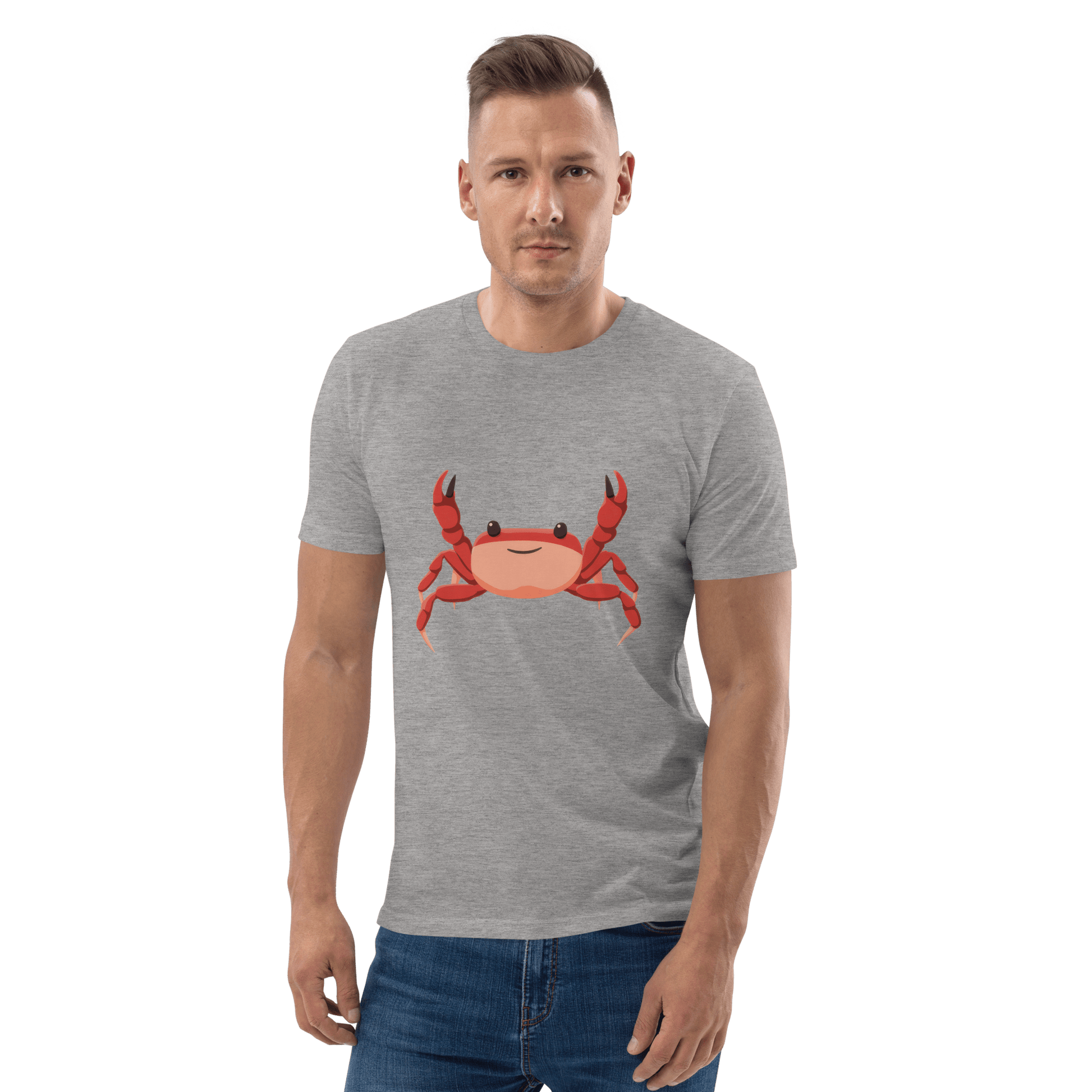 Crab Premium Organic T-Shirt Meme - Cotton Pink | Shirtposting