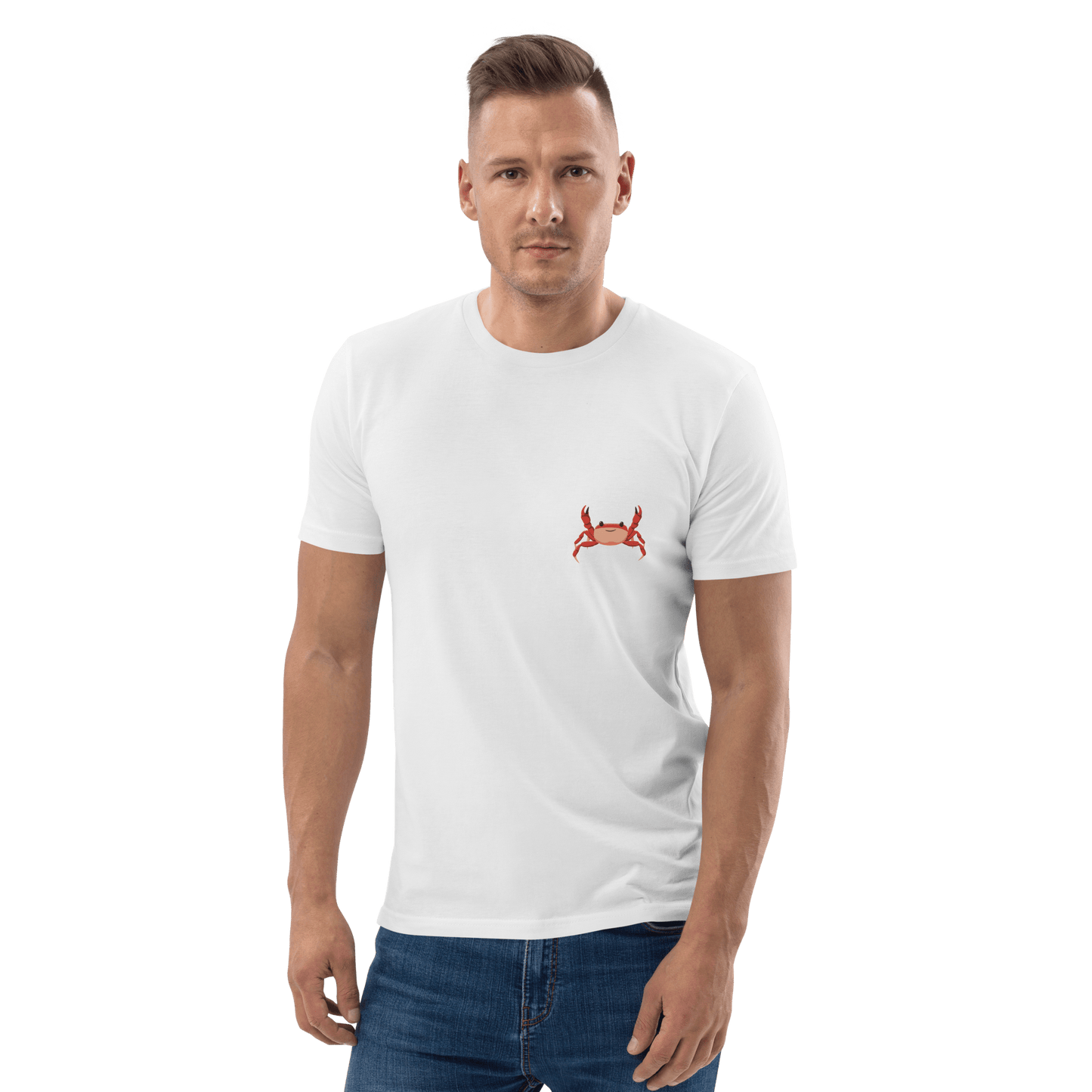 Crab Premium Organic T-Shirt Meme - Cotton Pink | Shirtposting