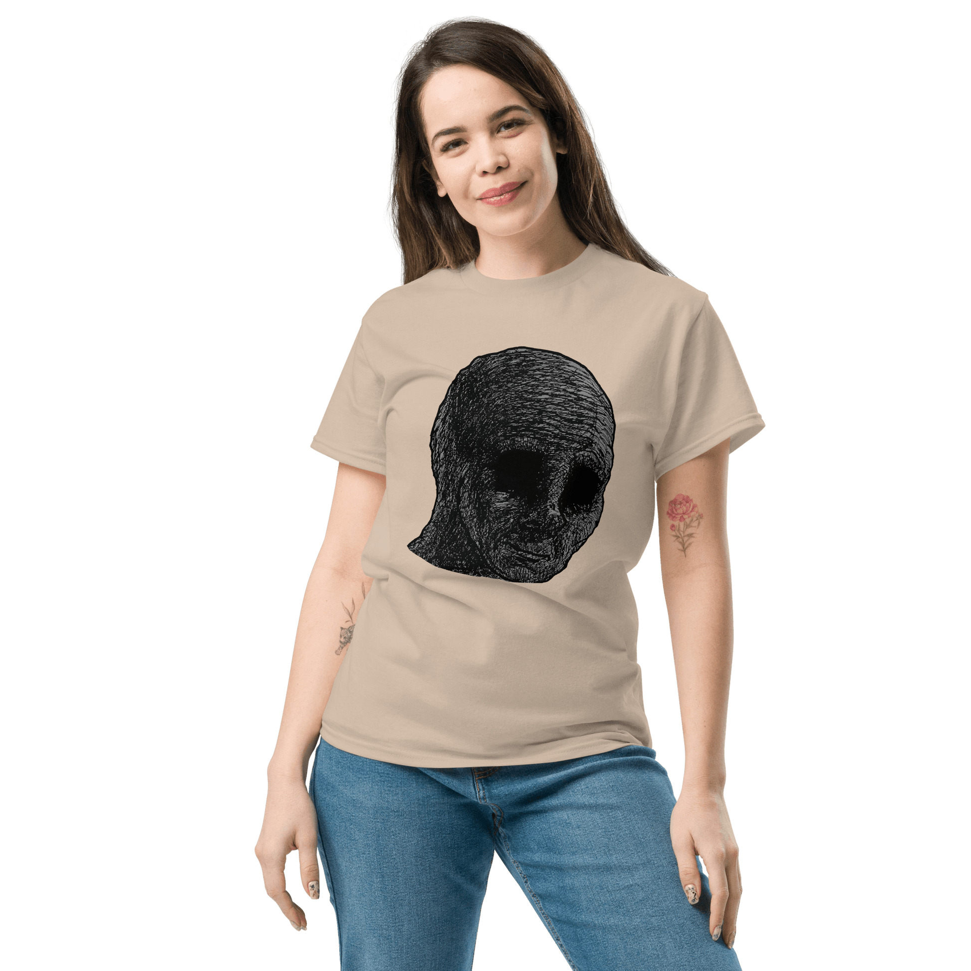 Cursed Wojak Classic T-Shirt Meme - Military Green | Shirtposting