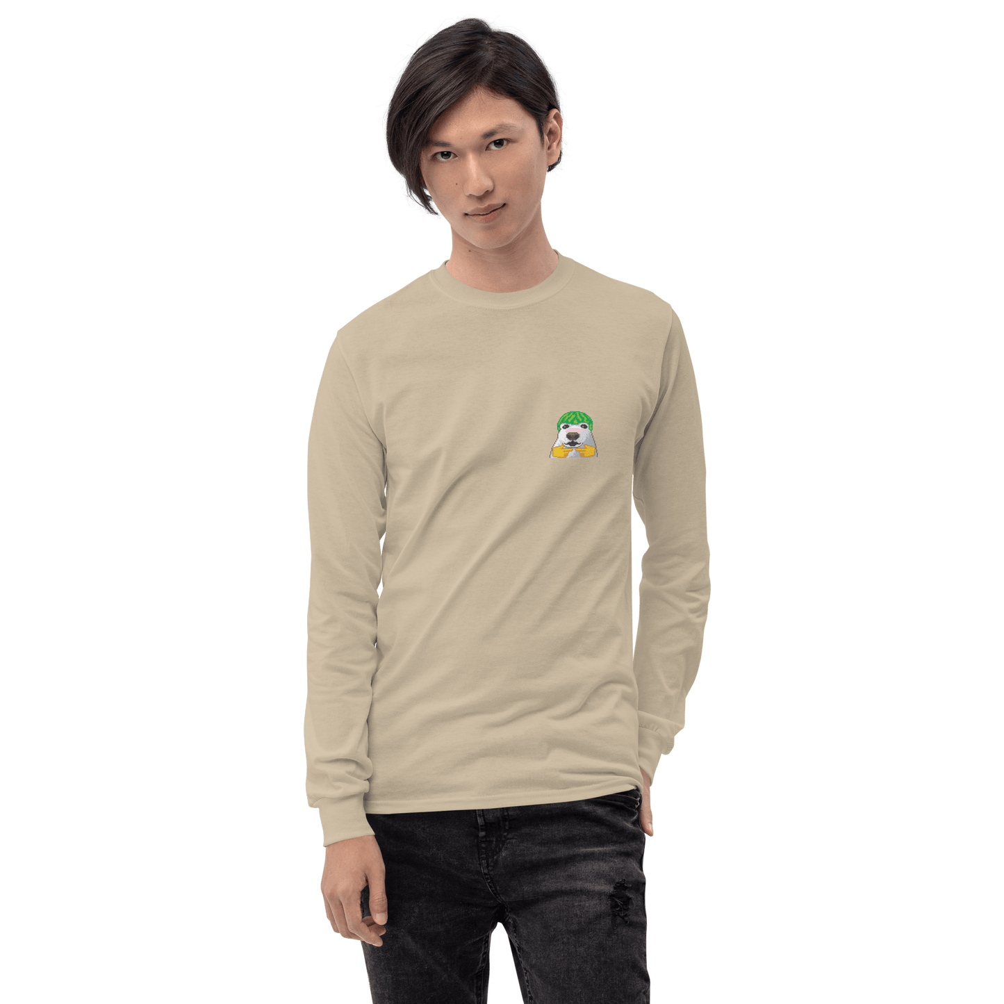 Dog Long Sleeve T-Shirt Meme - Sport Grey | Shirtposting