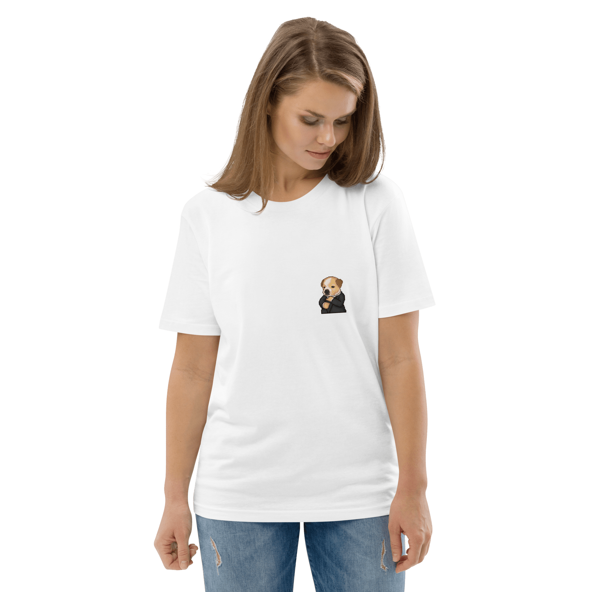 Dog Premium Organic T-Shirt Meme - Cotton Pink | Shirtposting
