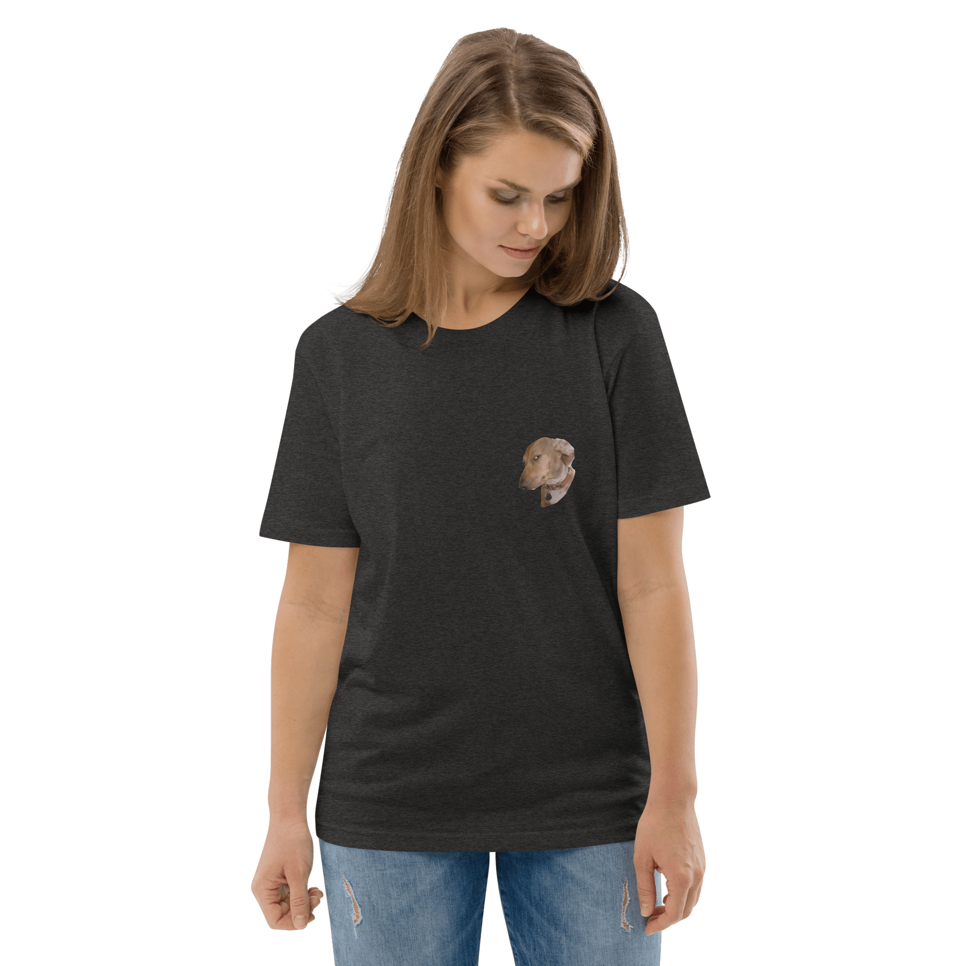 Dog Premium Organic T-Shirt Meme - Dark Heather Grey | Shirtposting