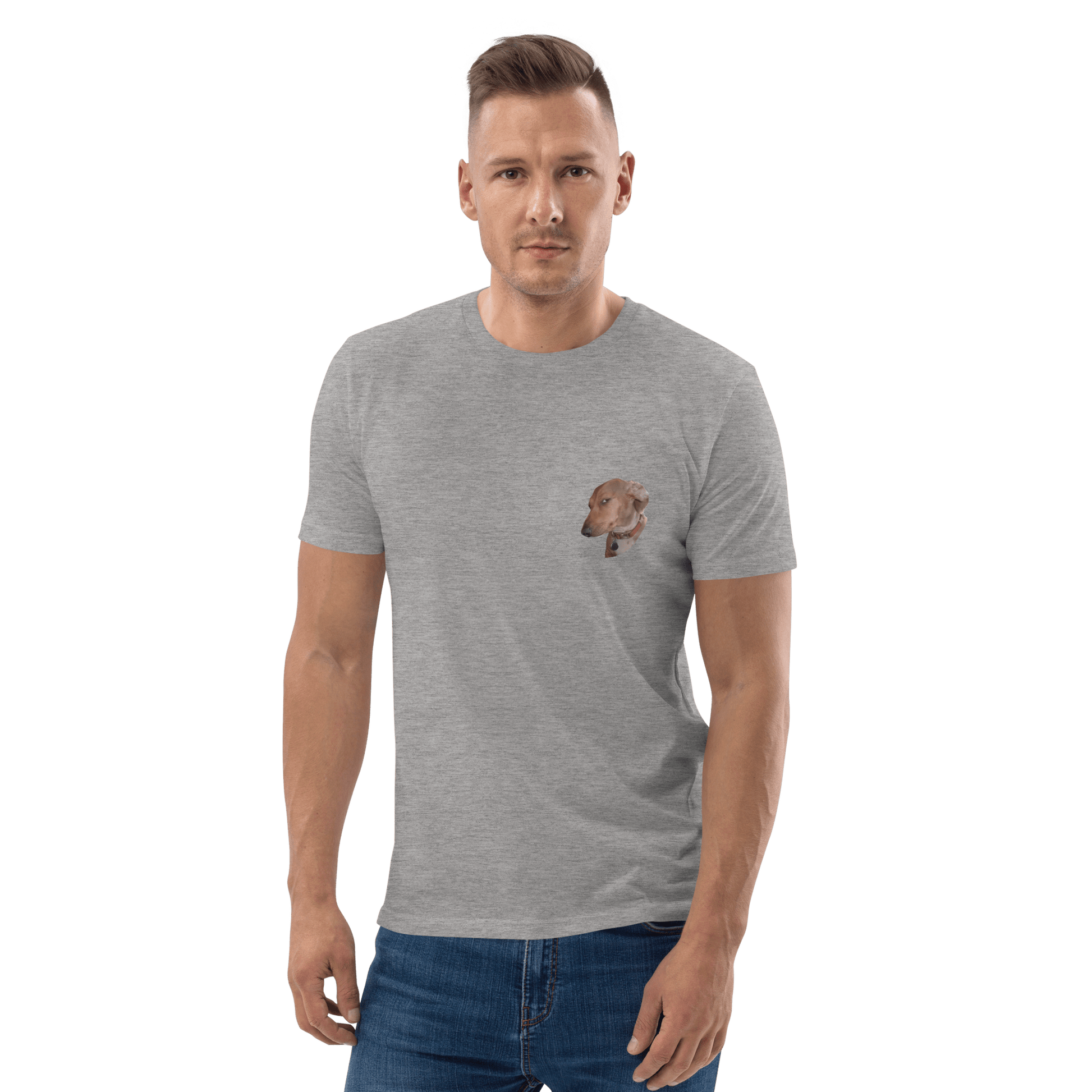 Dog Premium Organic T-Shirt Meme - Dark Heather Grey | Shirtposting